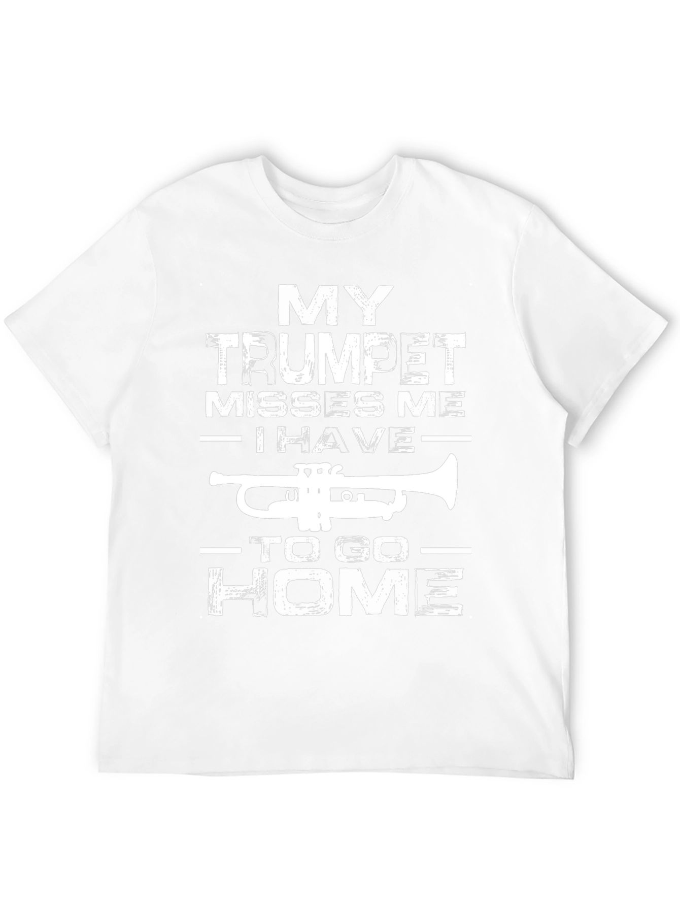 Trumpet T-Shirt: My Trumpet Misses Me Funny Band Tee