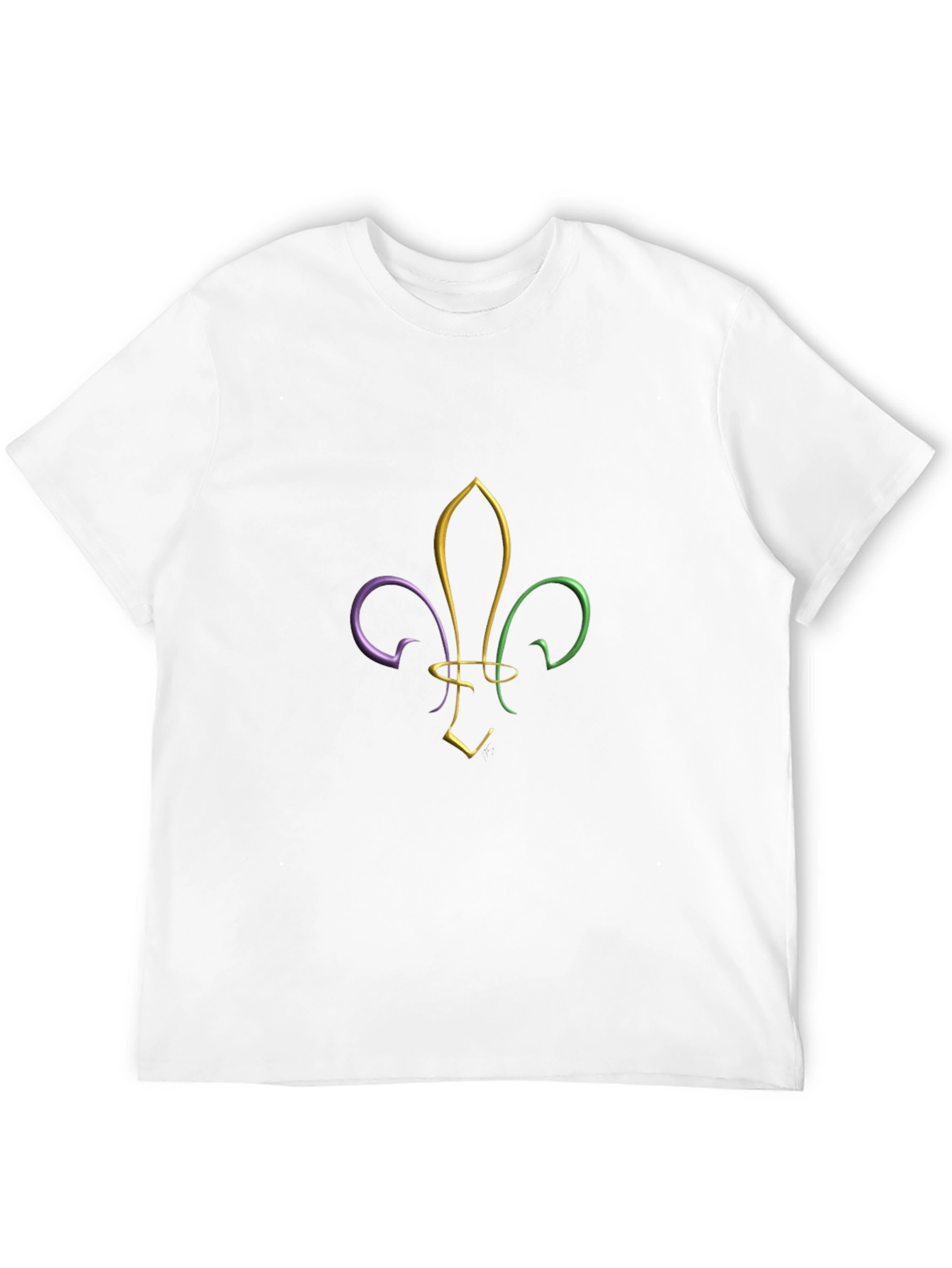 Mardi Gras Fleur-de-lis Graphic Tee