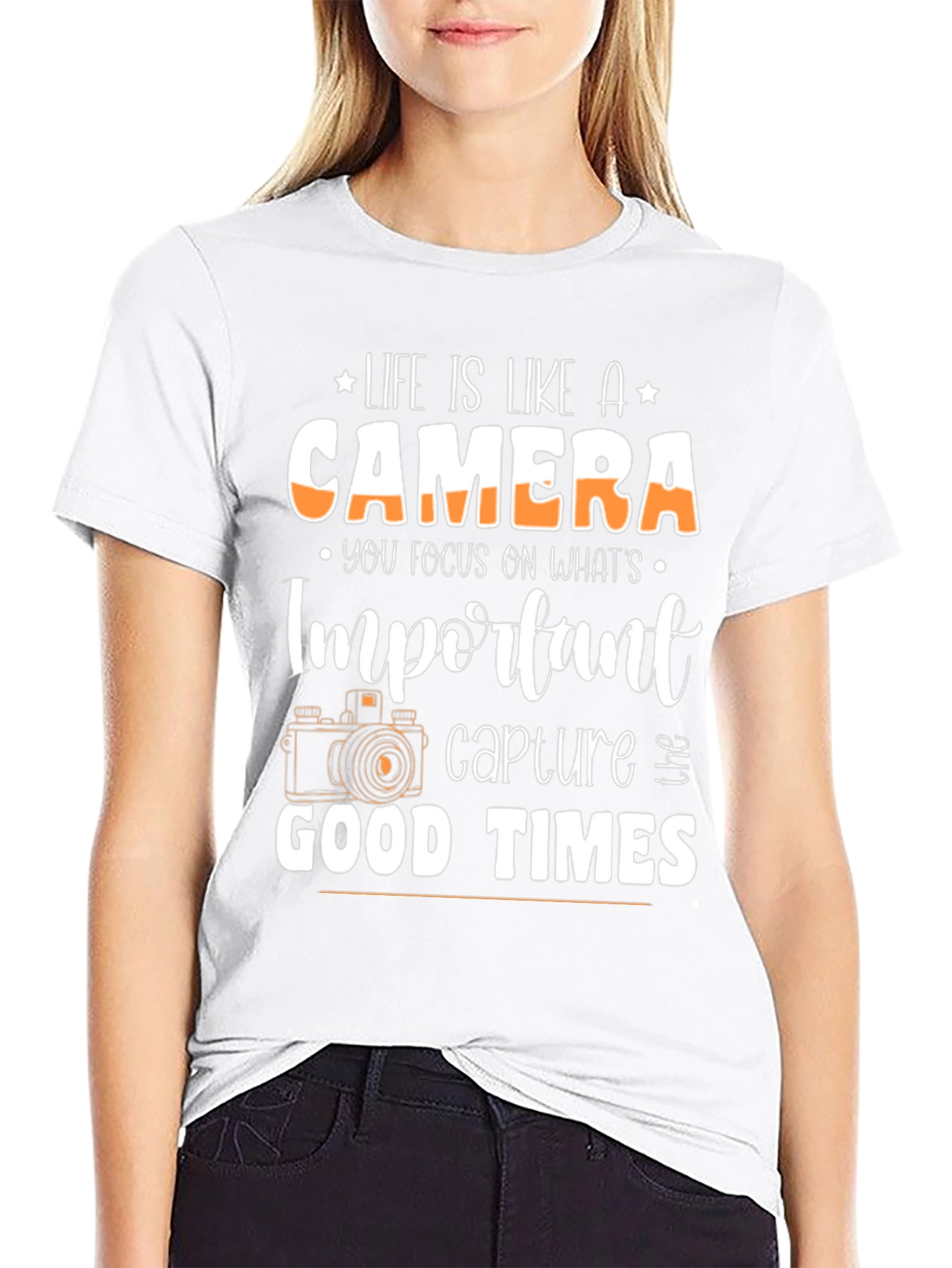 Life is Like A Camera Graphic T-Shirt