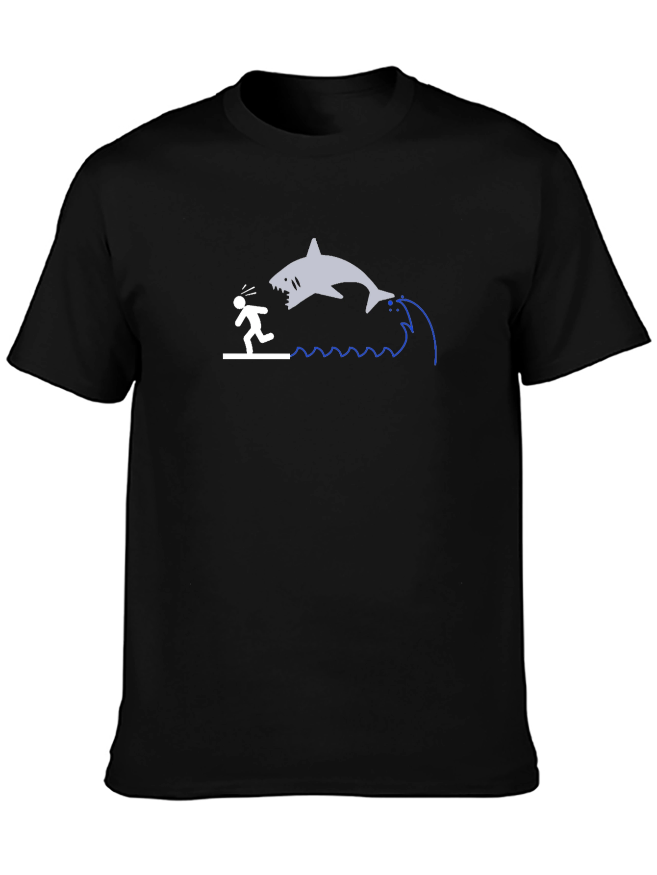 Shark Attack Graphic Tee - Run!