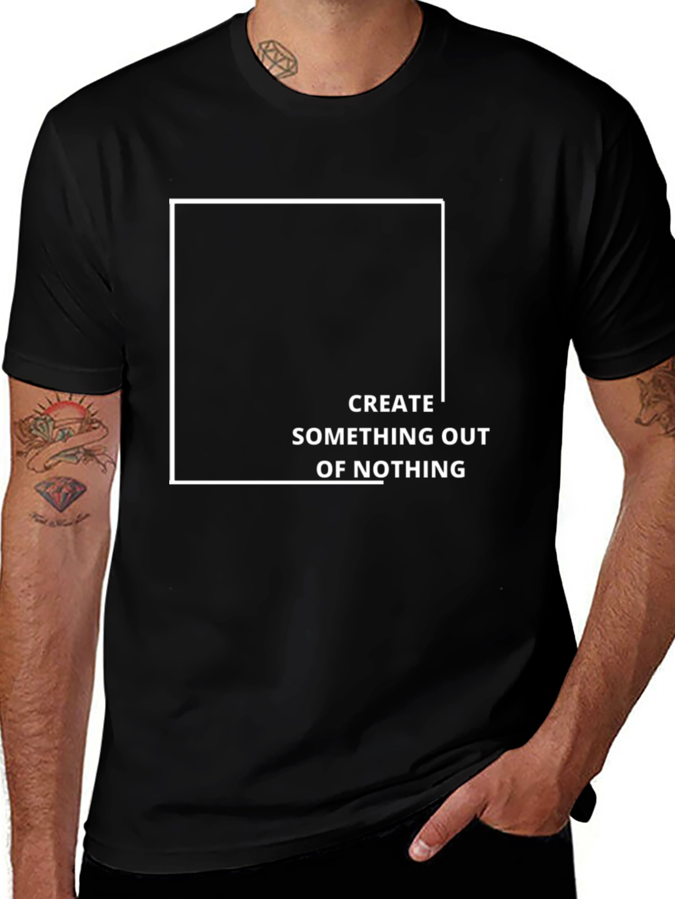 Create Something T-Shirt - Black