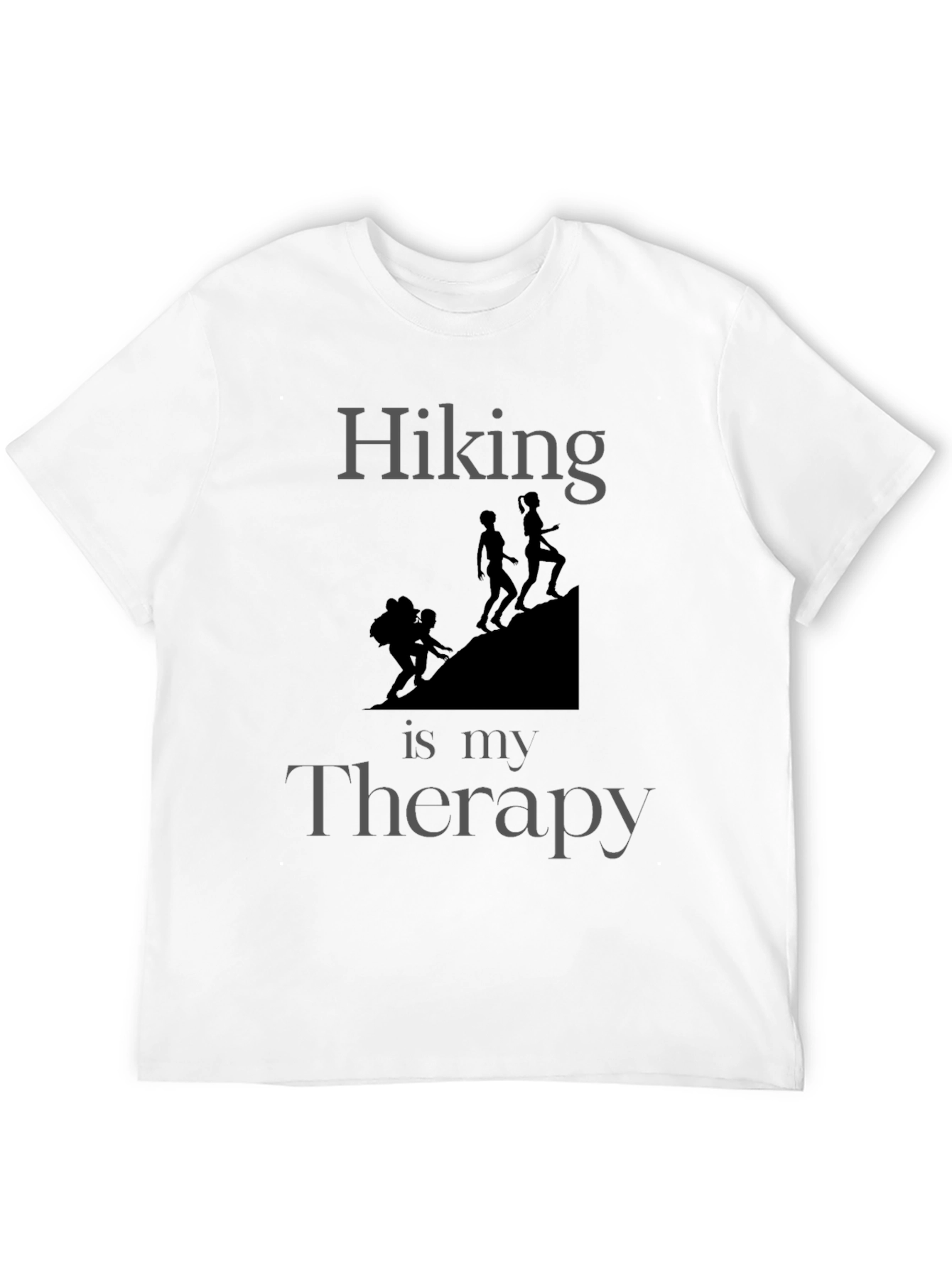 Hiking is My Therapy Graphic T-Shirt