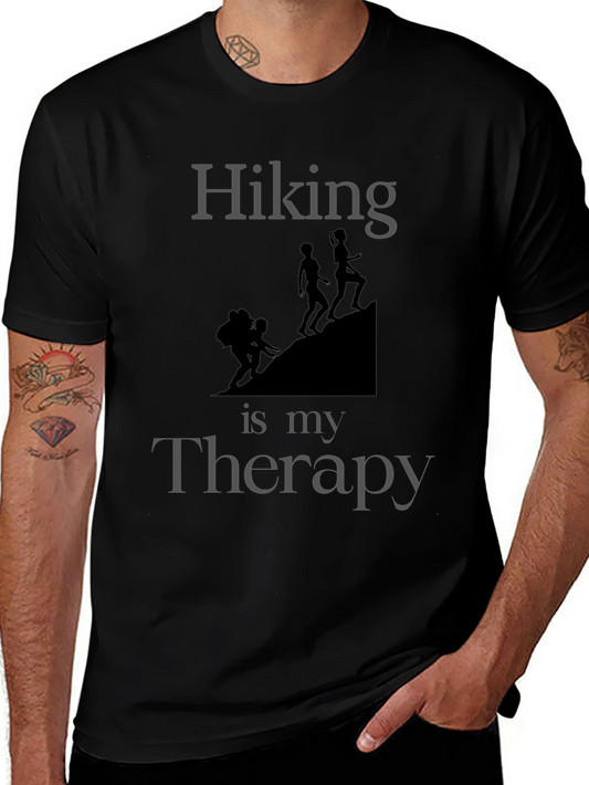 Hiking is My Therapy Graphic T-Shirt