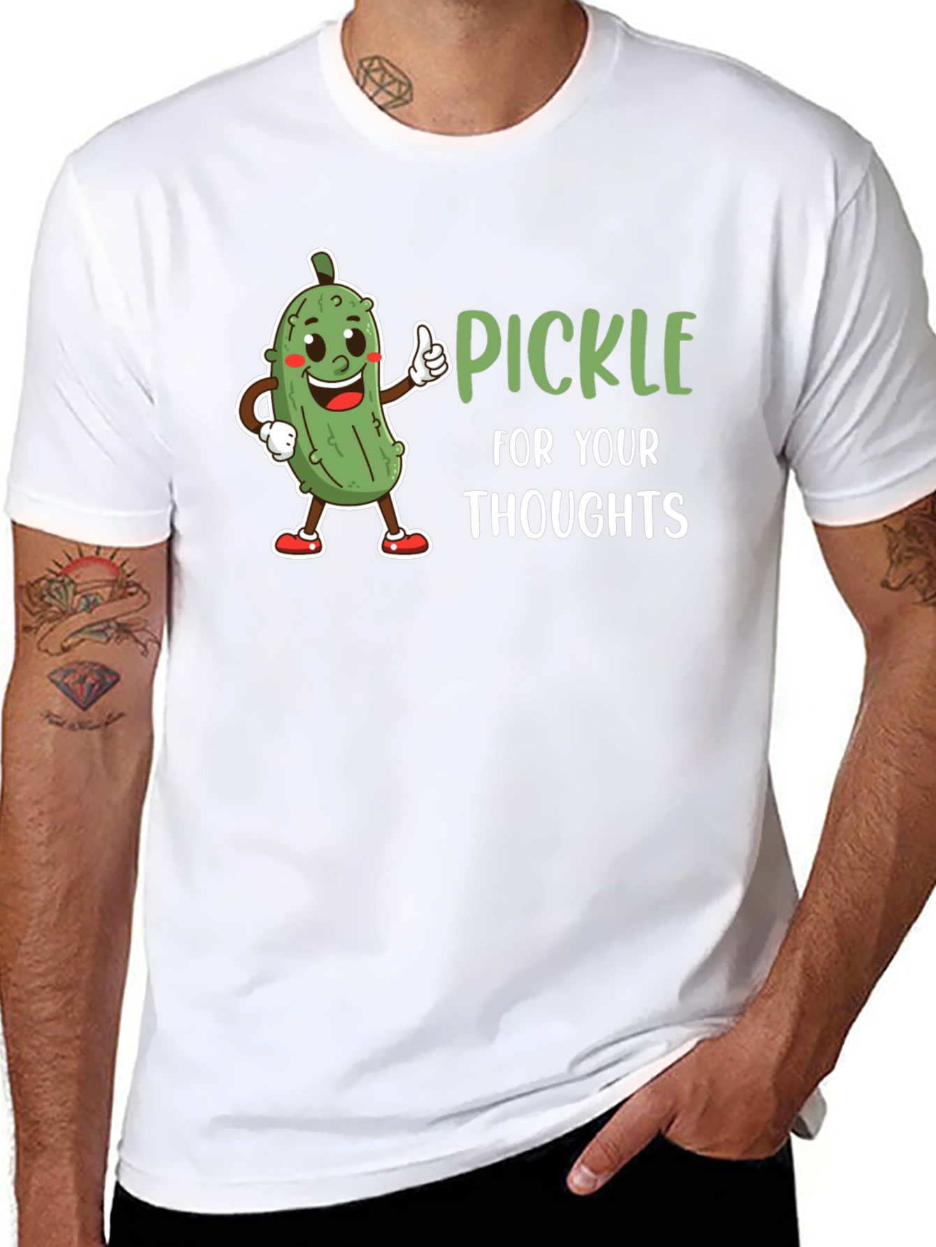 Pickle for Your Thoughts Graphic T-Shirt