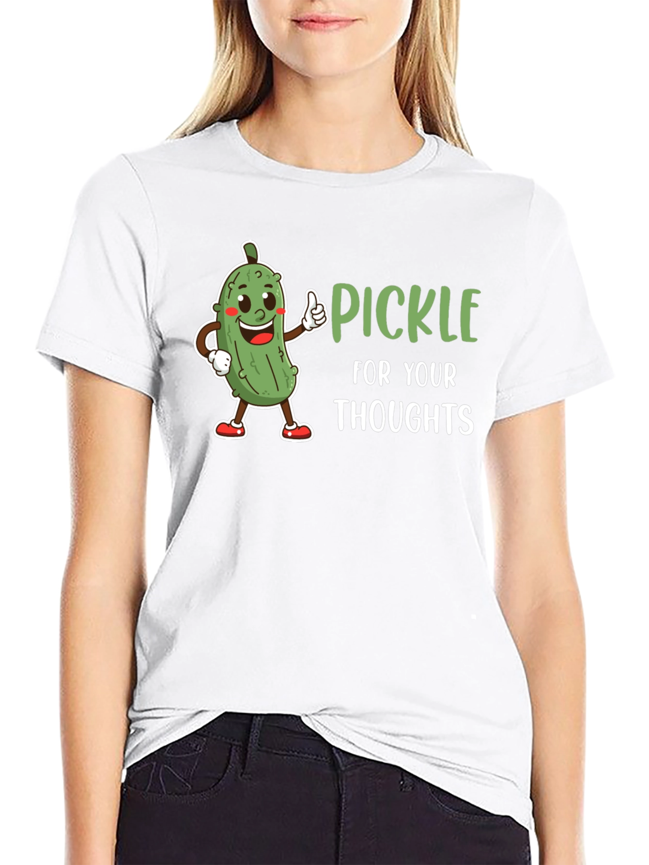 Pickle for Your Thoughts Graphic T-Shirt