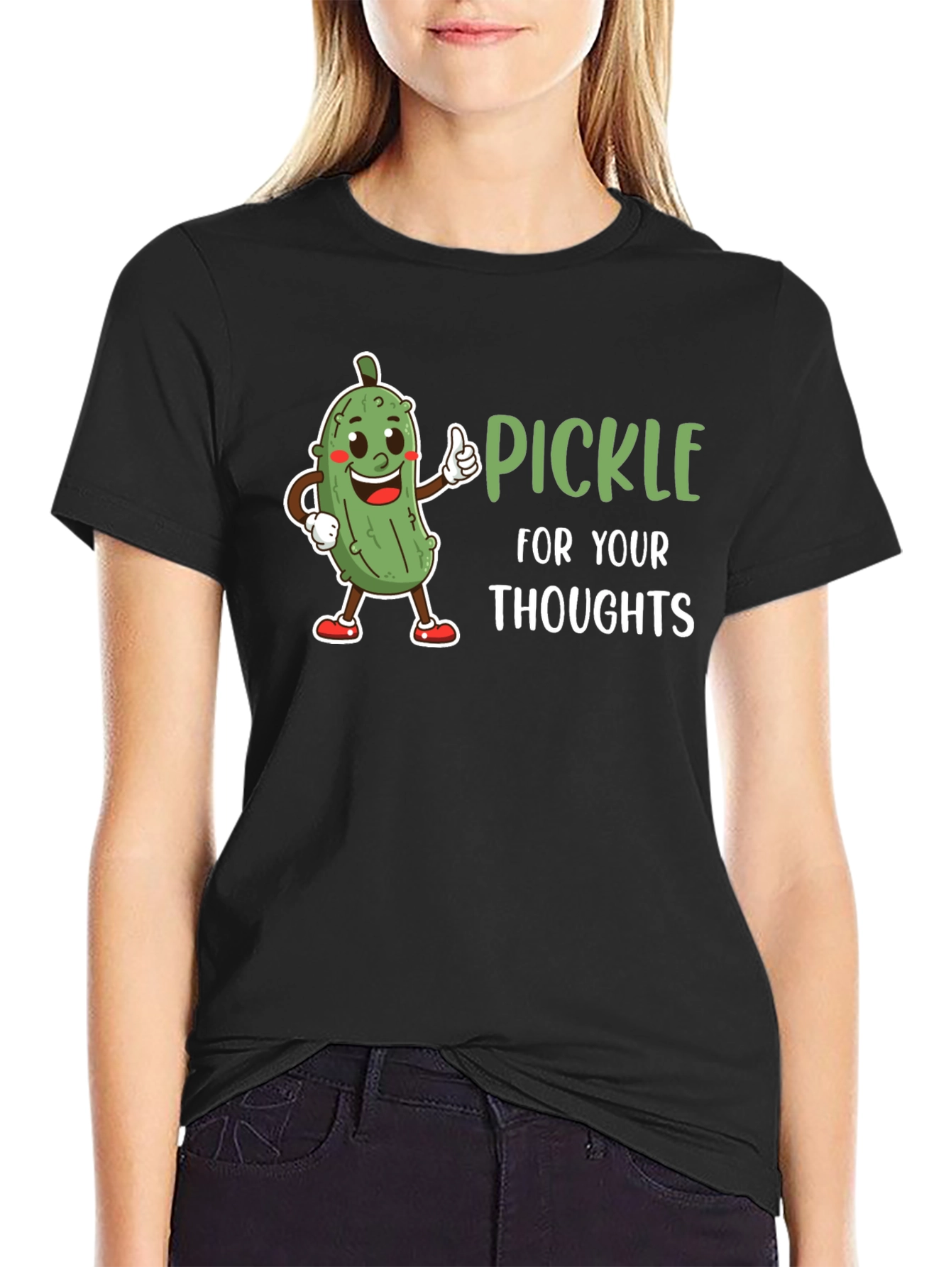 Pickle for Your Thoughts Graphic T-Shirt
