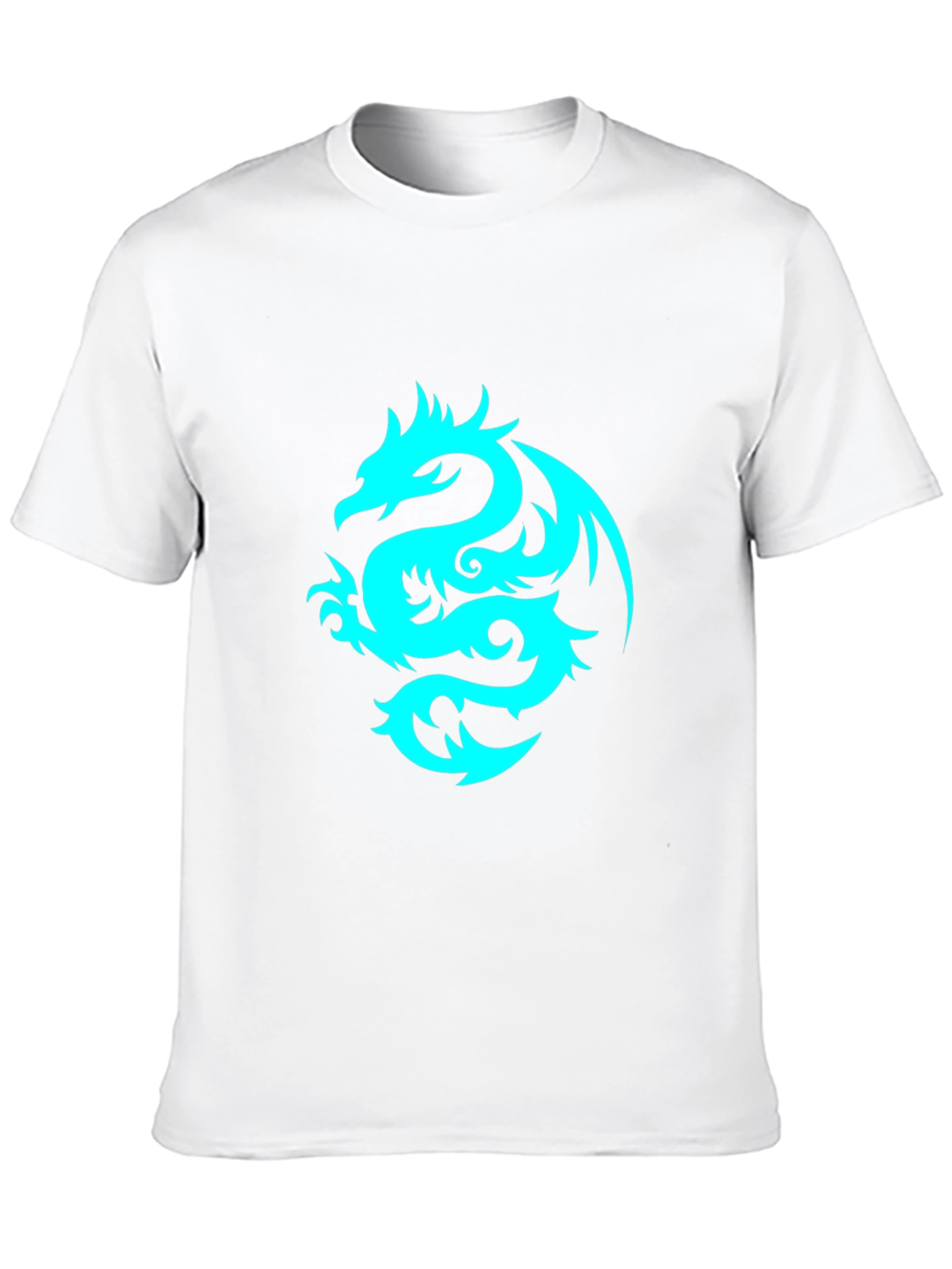 Dragon Graphic Tee - Black Short Sleeve T-Shirt