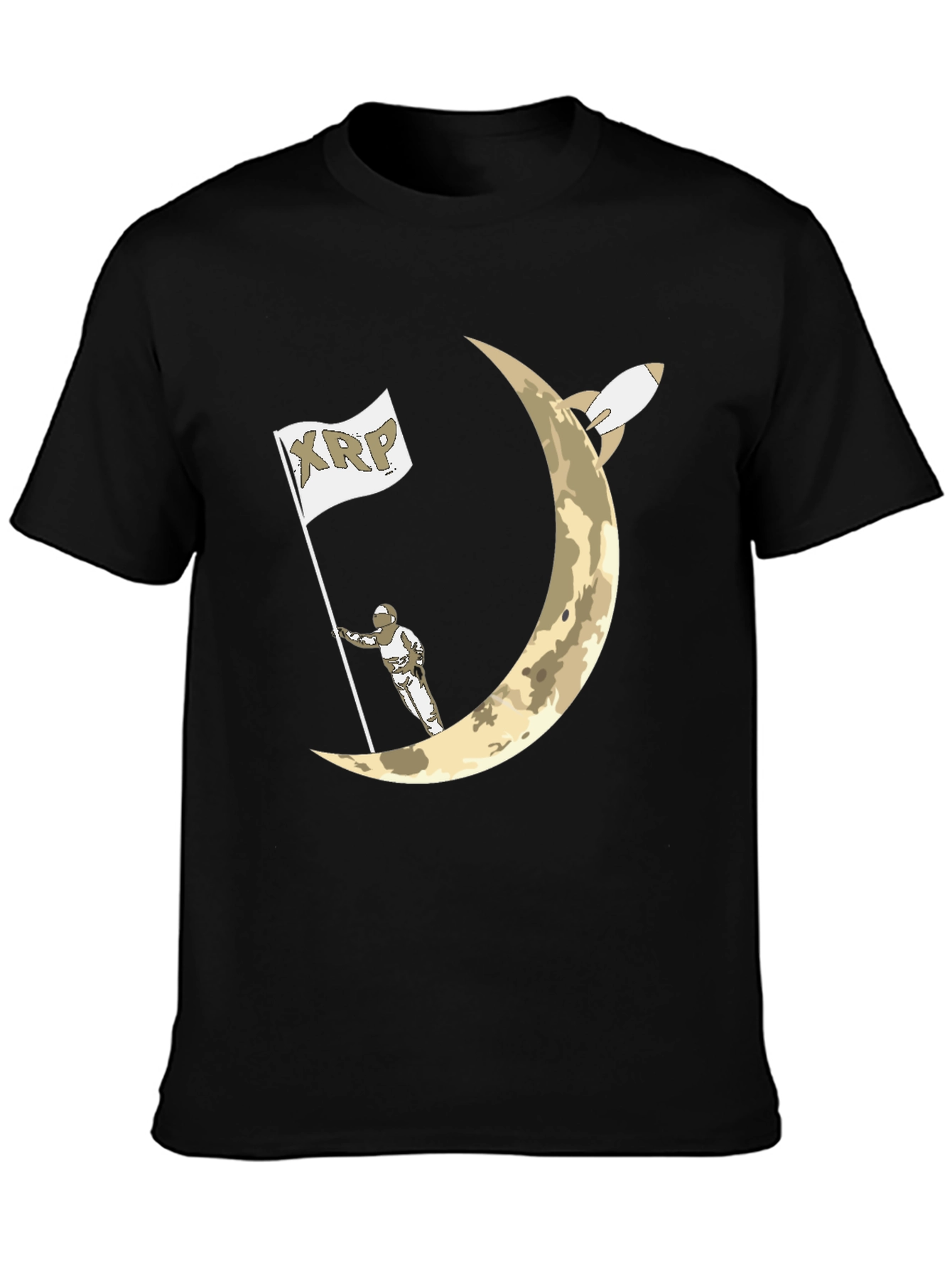 XRP to the Moon T-Shirt Crypto Astronaut