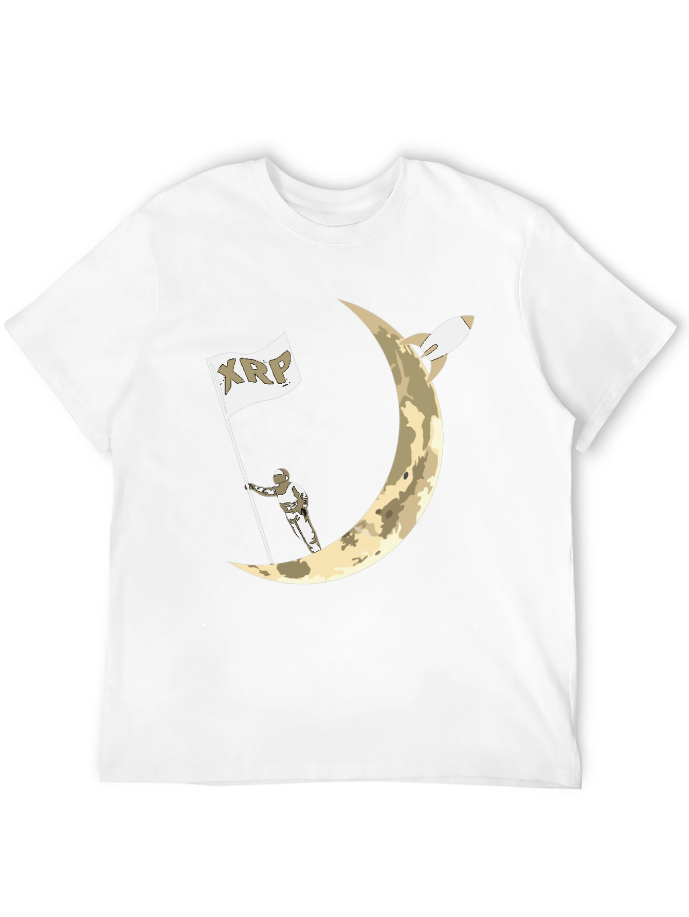 XRP to the Moon T-Shirt Crypto Astronaut
