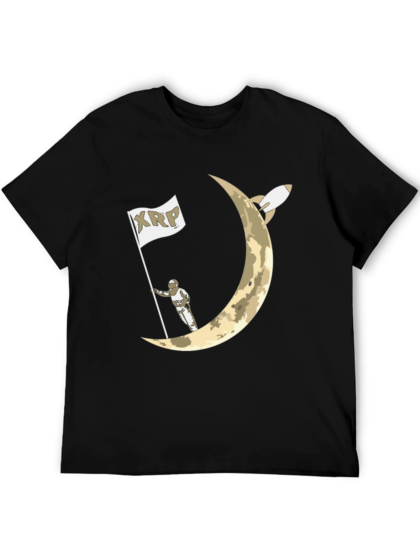 XRP to the Moon T-Shirt Crypto Astronaut
