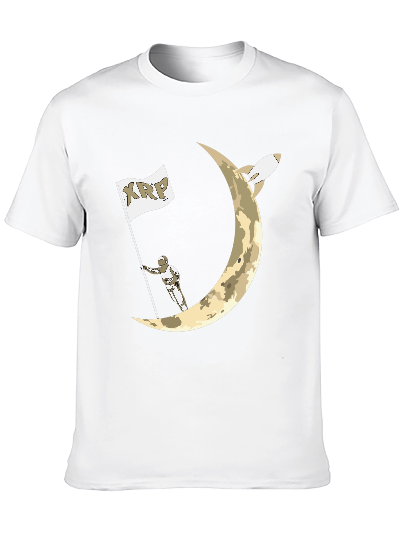 XRP to the Moon T-Shirt Crypto Astronaut
