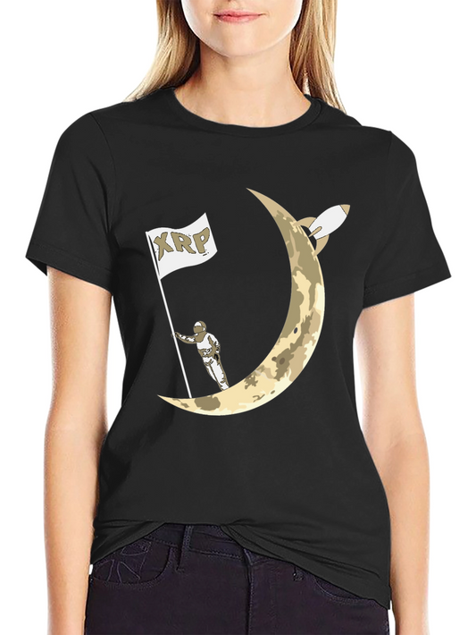 XRP to the Moon T-Shirt Crypto Astronaut