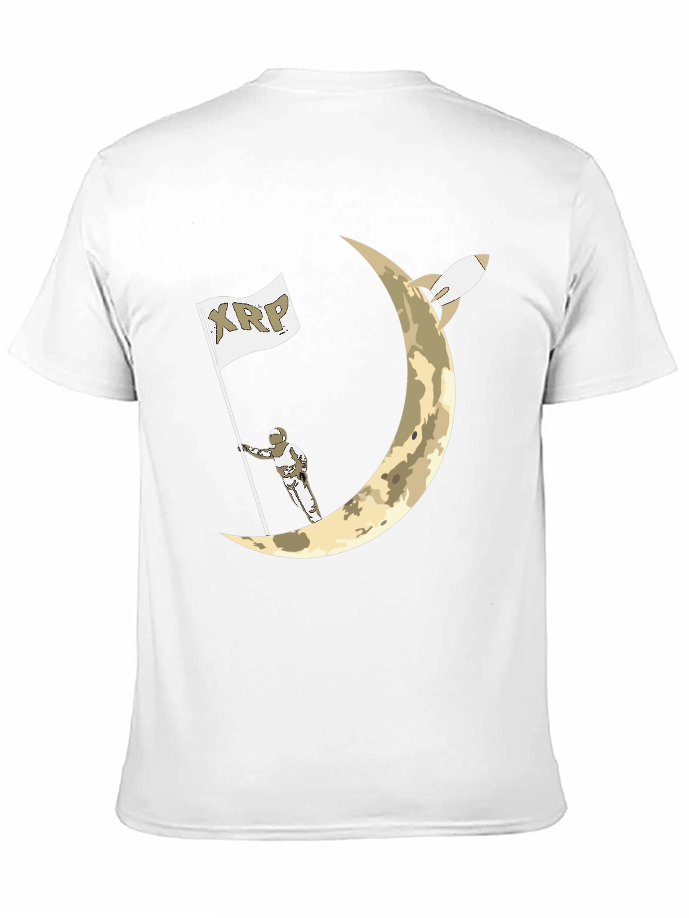 XRP to the Moon T-Shirt Crypto Astronaut