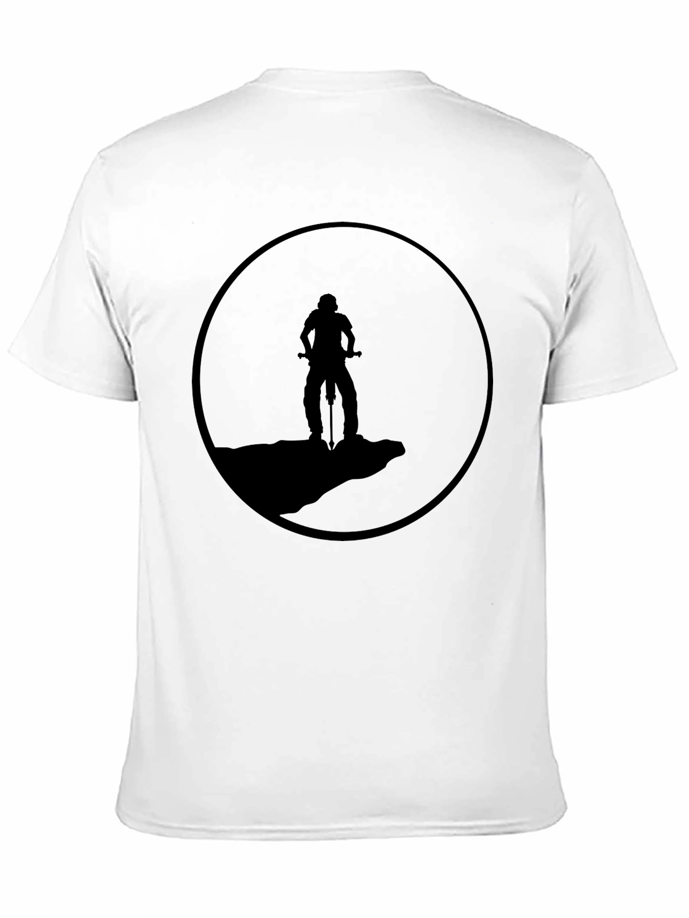 Mountain Biker Silhouette Tee - Adventure Ready