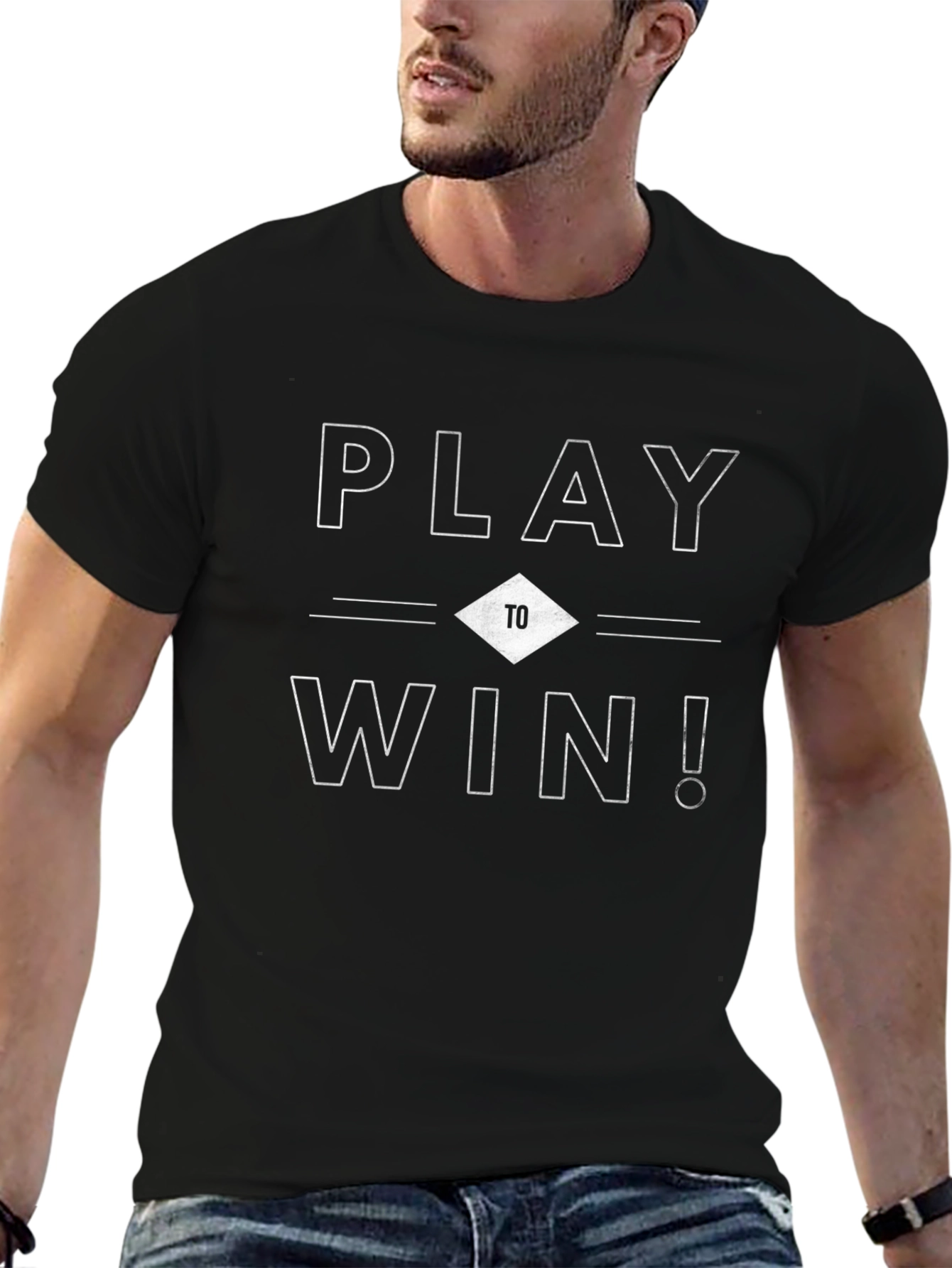 Play to Win Graphic Tee - Stylish Mens T-Shirt