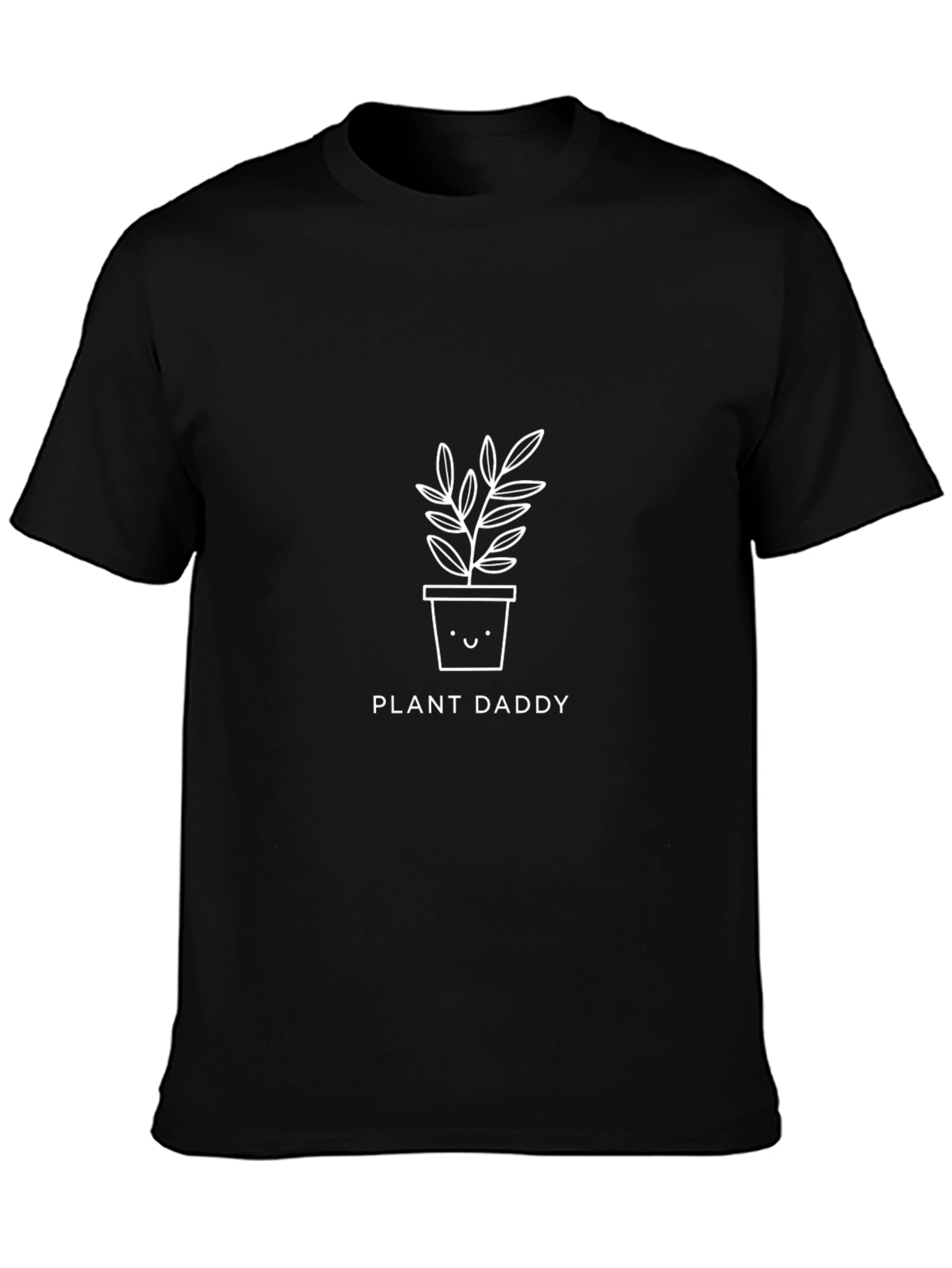Plant Daddy Graphic Tee - Black Cotton T-Shirt
