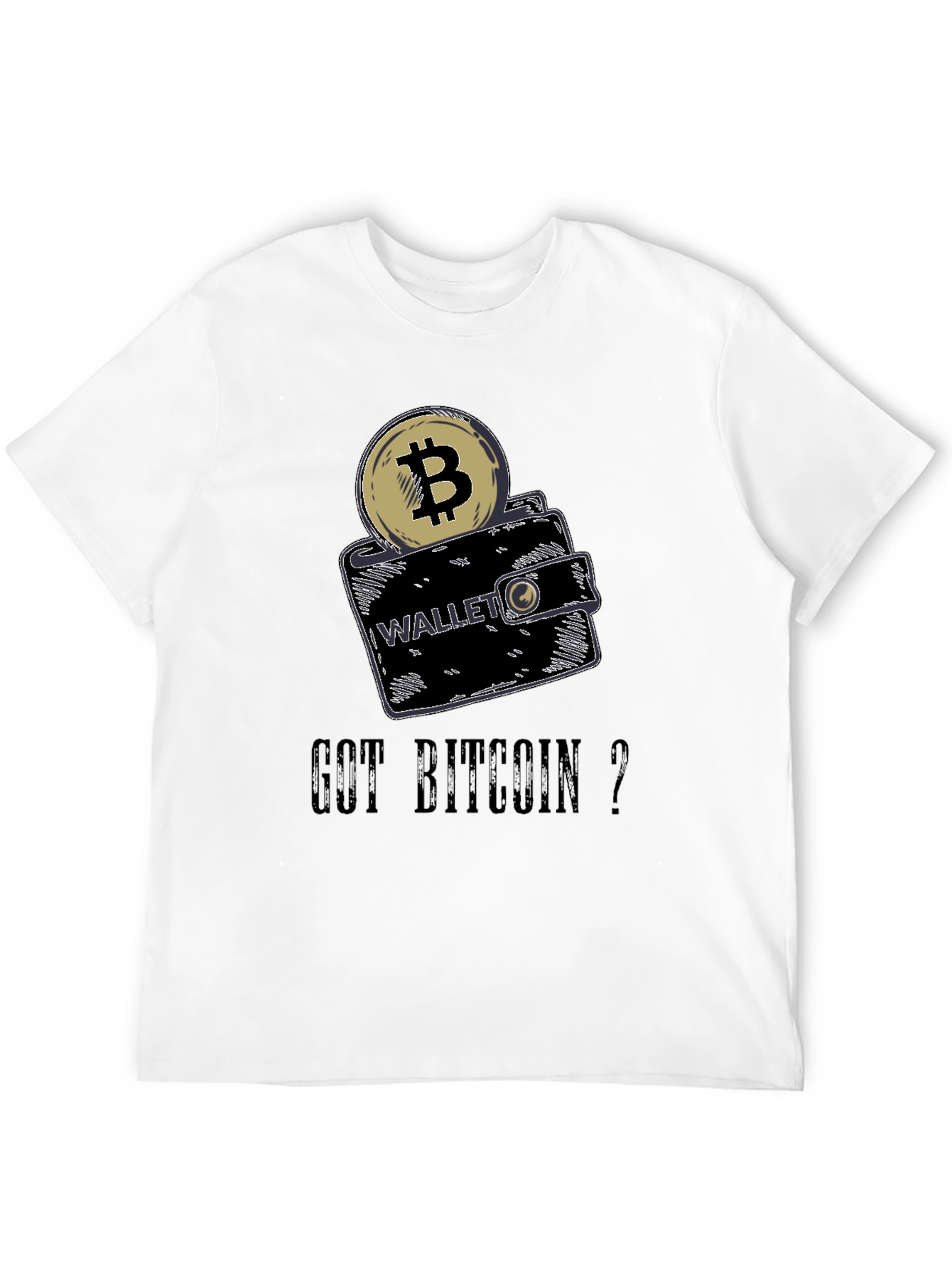 Got Bitcoin? Crypto Wallet Graphic Tee - Black