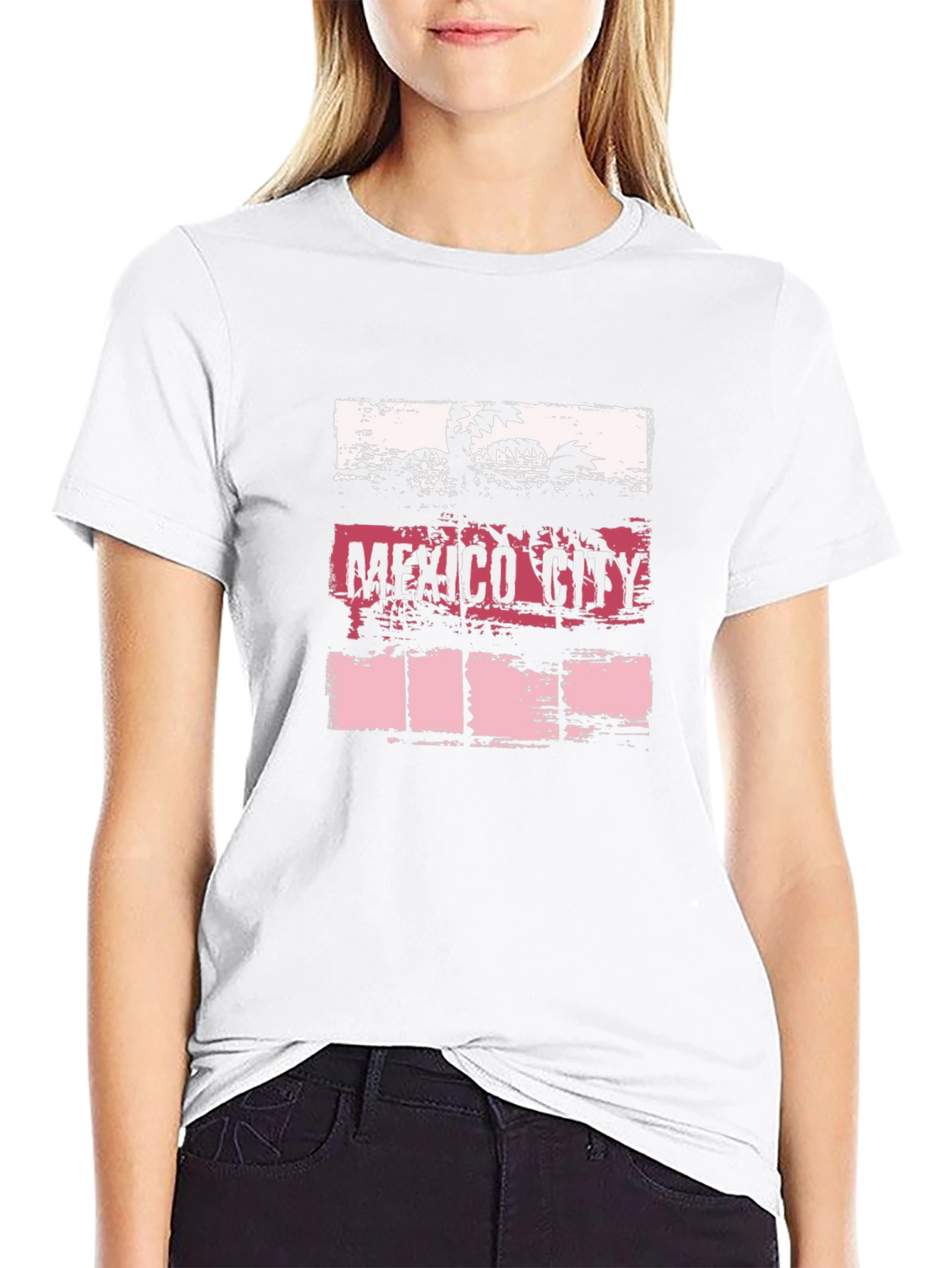 Mexico City Palm Tree Graphic Tee