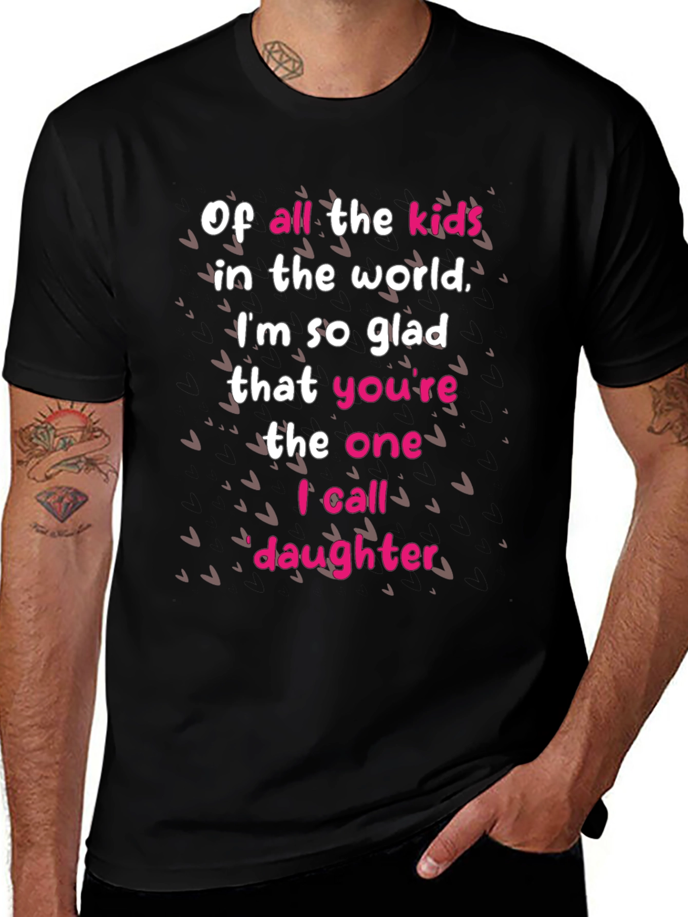 Fathers Day Daughter Graphic T-Shirt