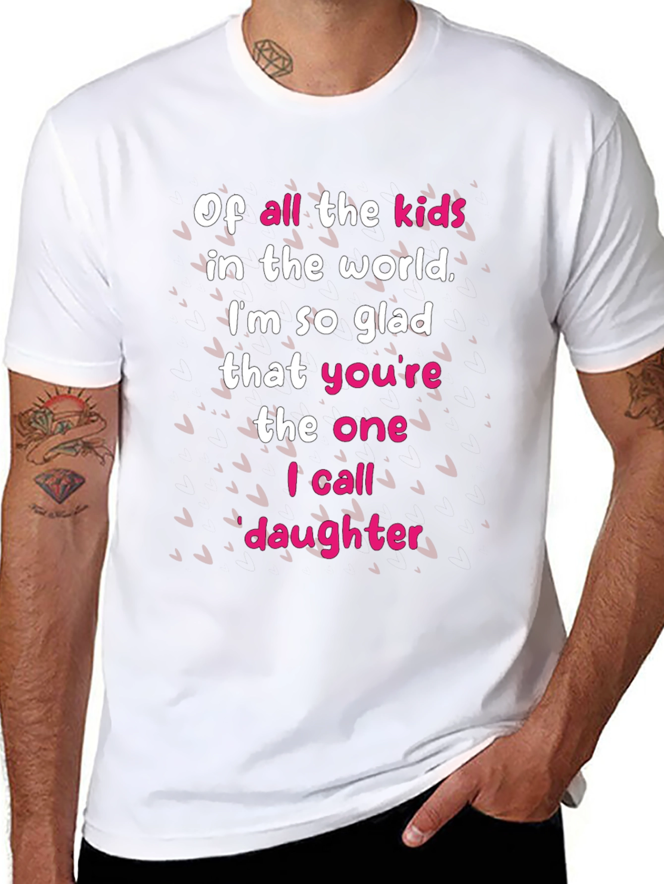 Fathers Day Daughter Graphic T-Shirt