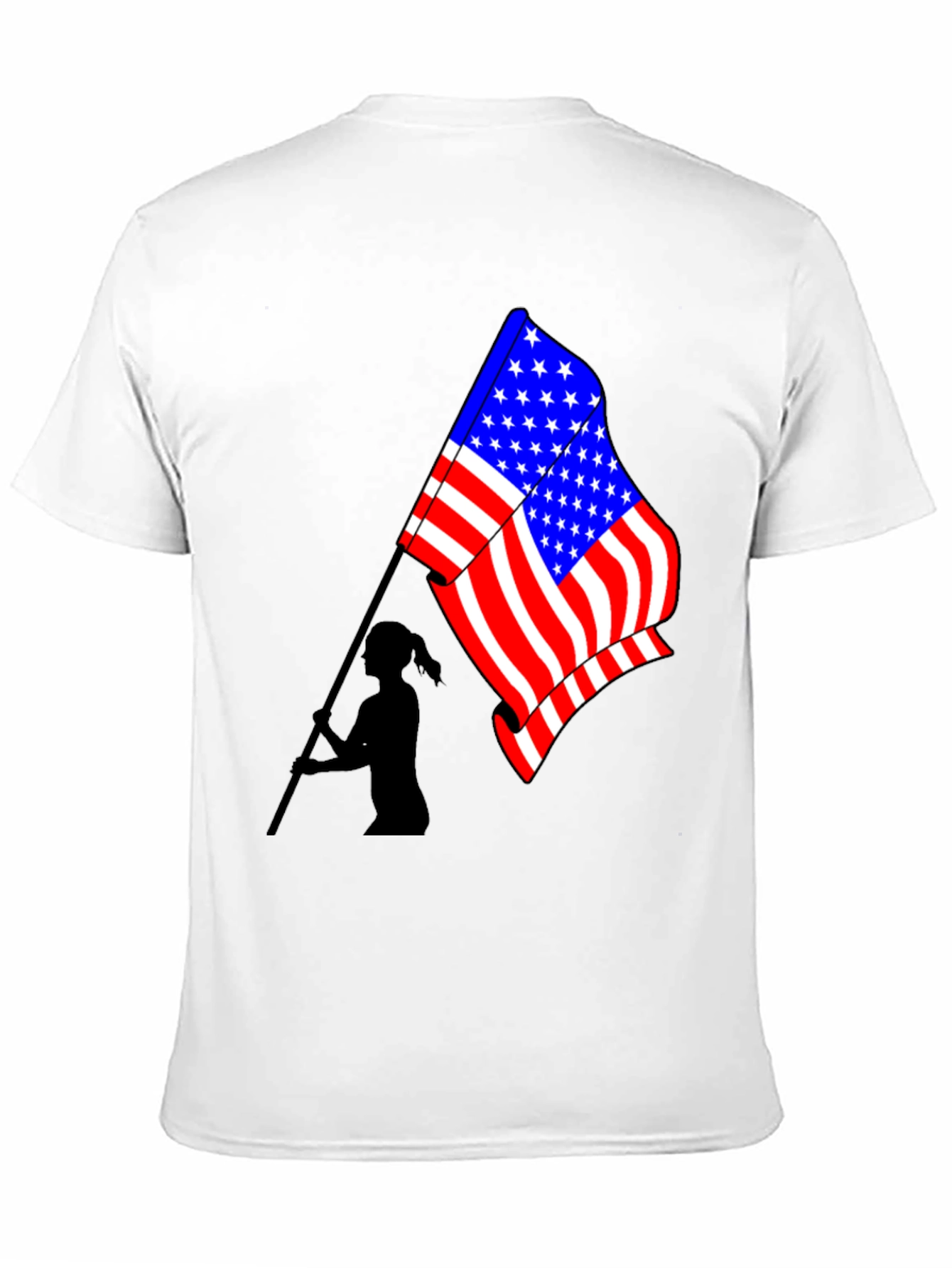 American Flag Graphic Tee - Patriotic Style