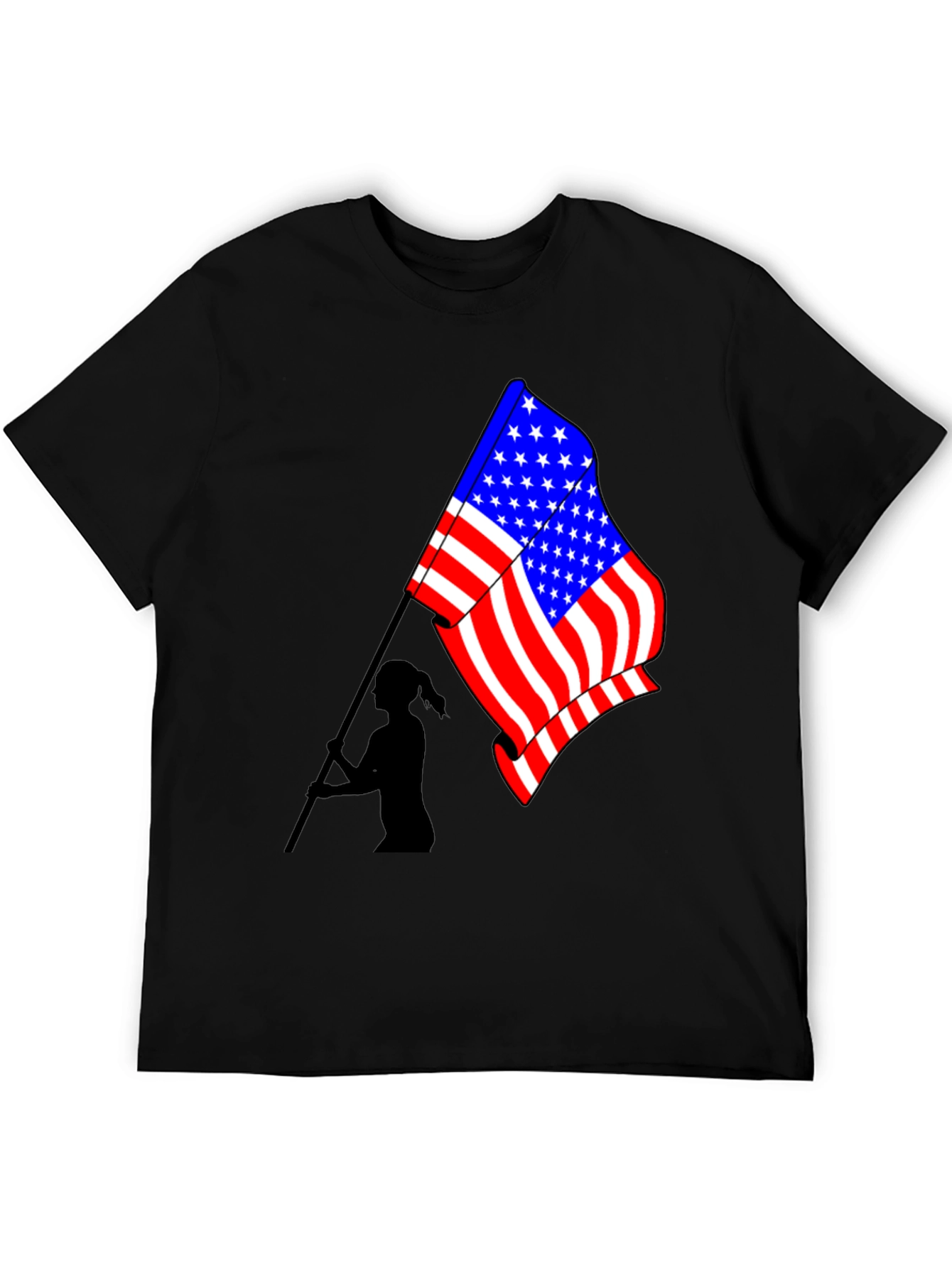 American Flag Graphic Tee - Patriotic Style