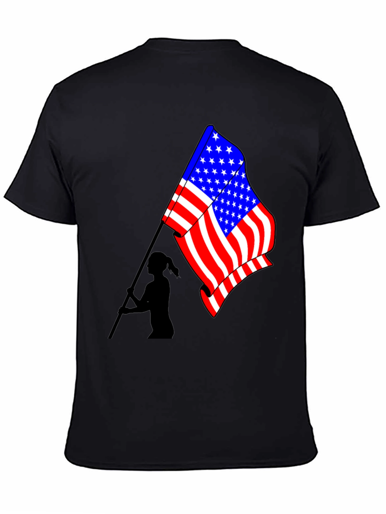 American Flag Graphic Tee - Patriotic Style