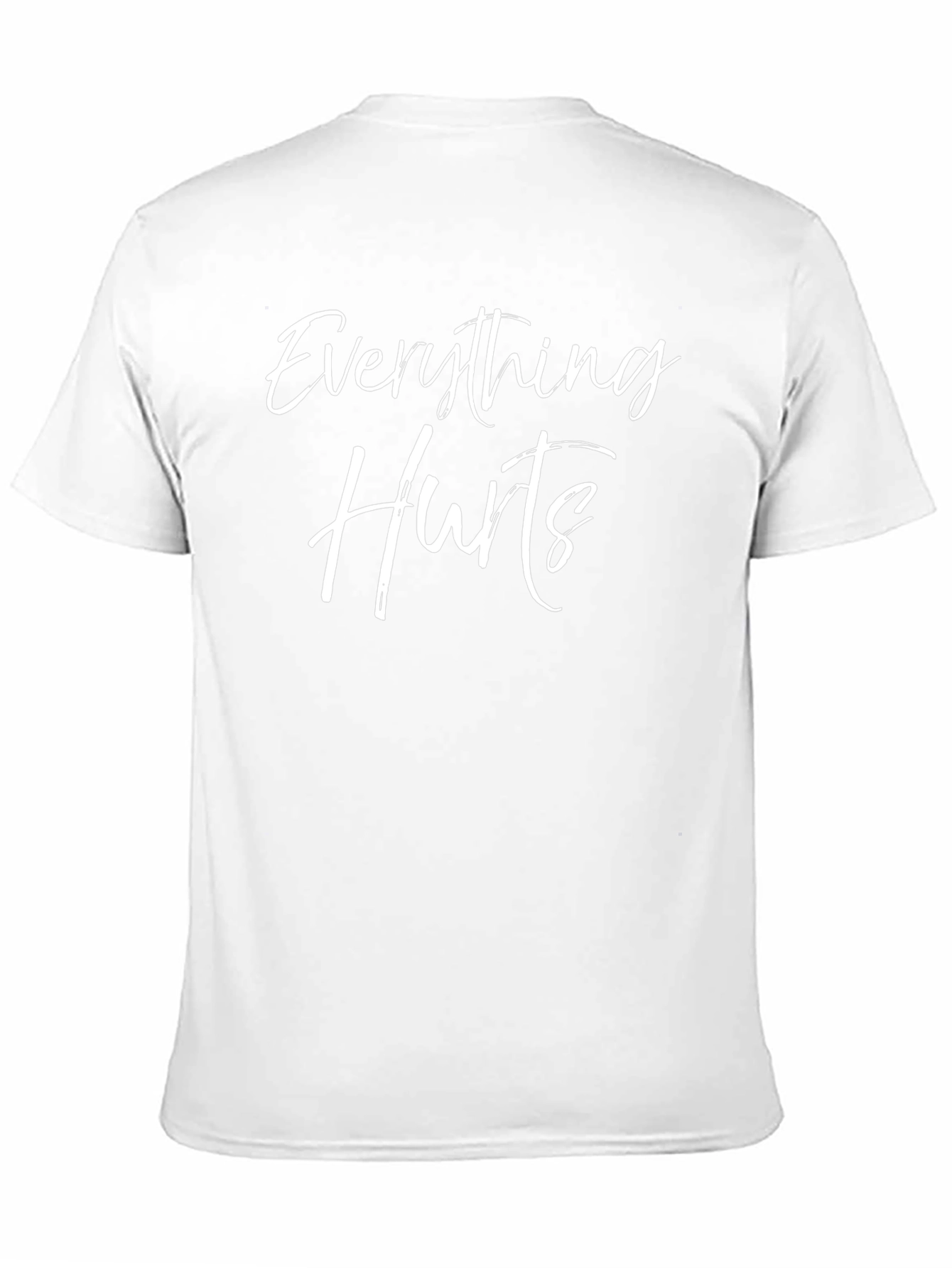 Everything Hurts Black Graphic Tee