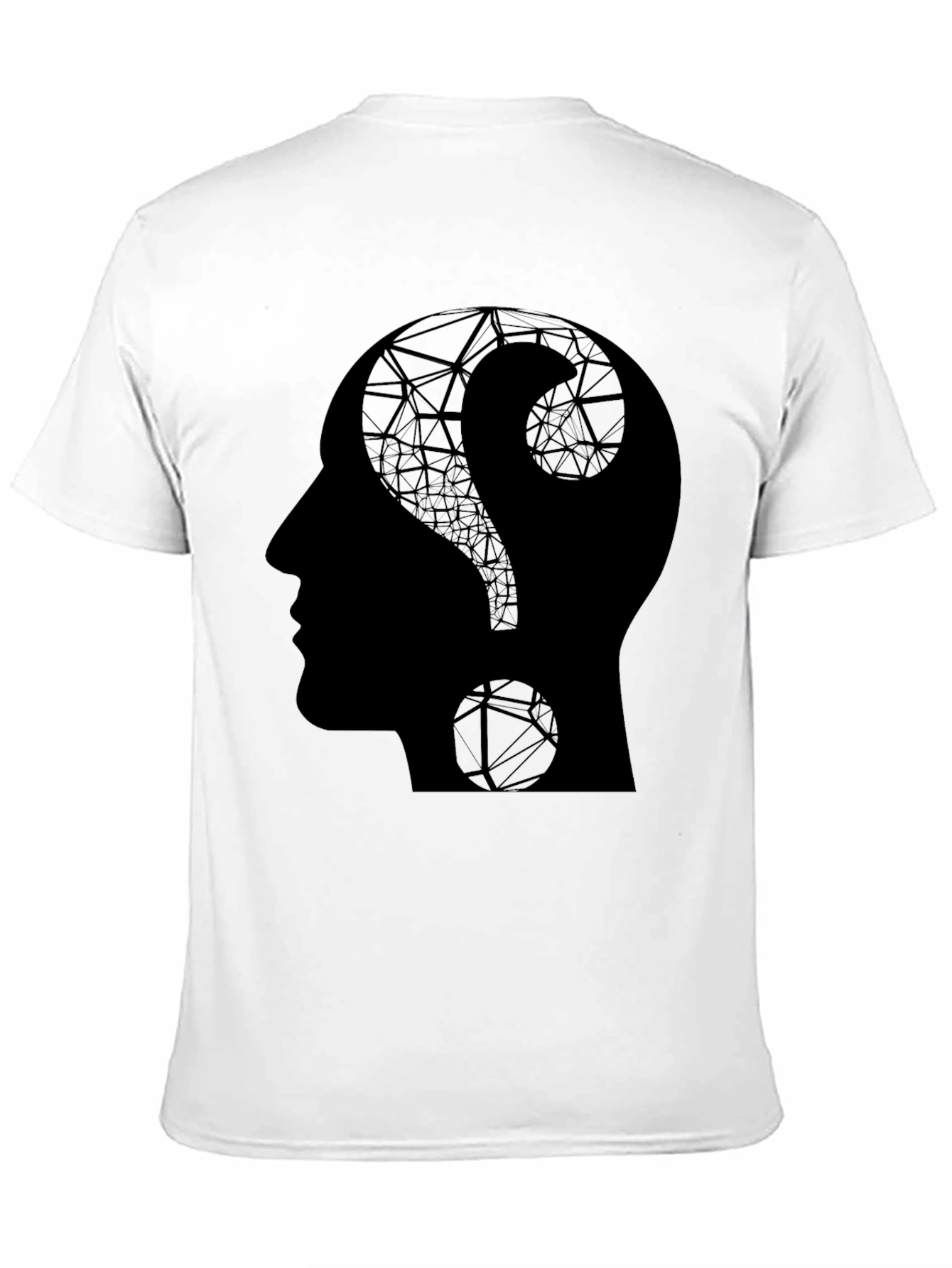 Questioning Mind Graphic T-Shirt - Black