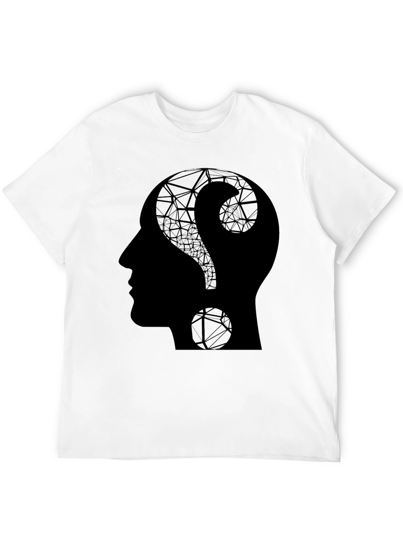 Questioning Mind Graphic T-Shirt - Black
