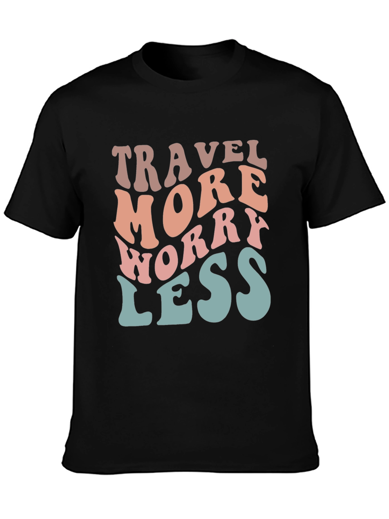 Travel More Worry Less Graphic Tee