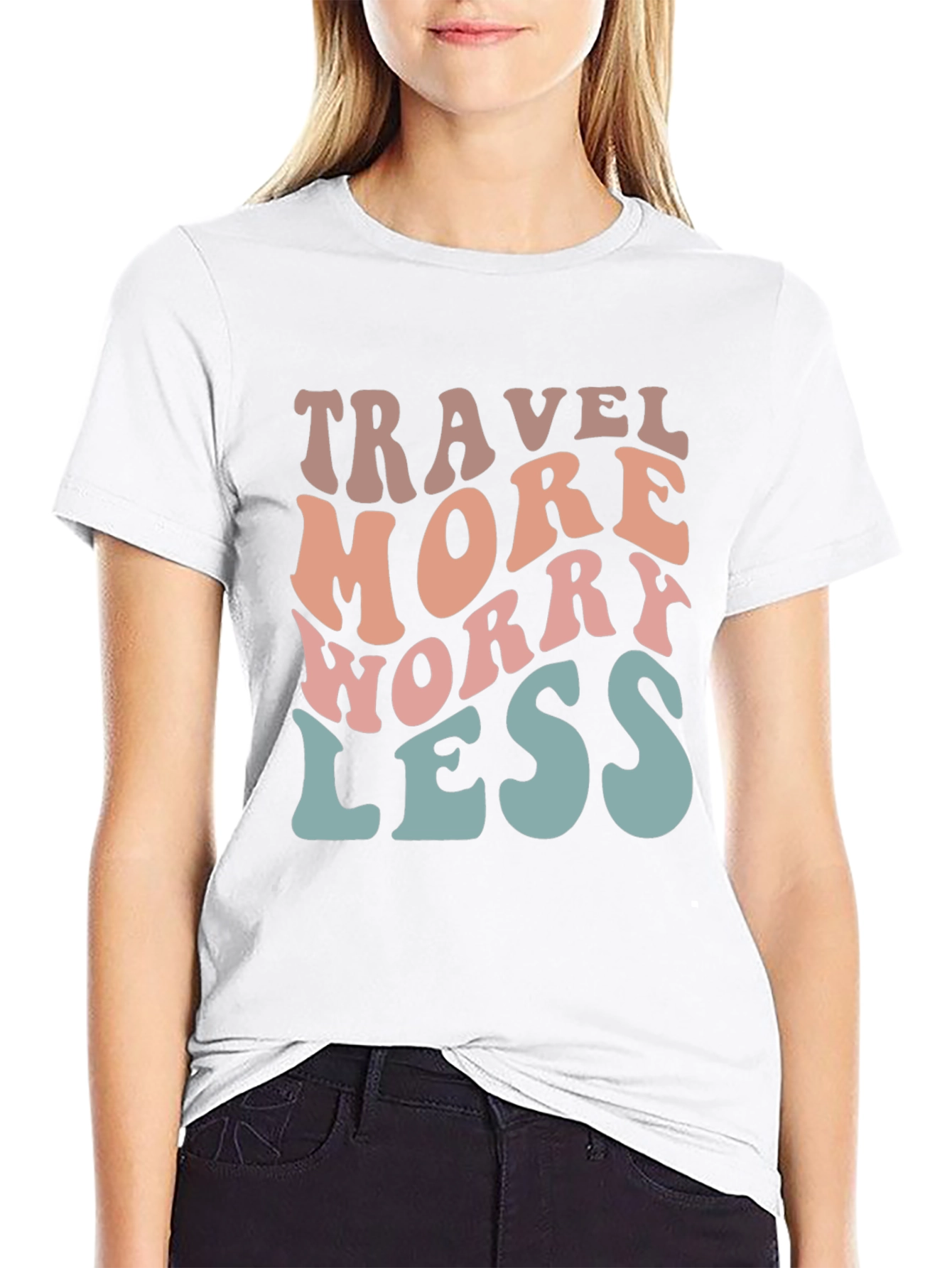 Travel More Worry Less Graphic Tee