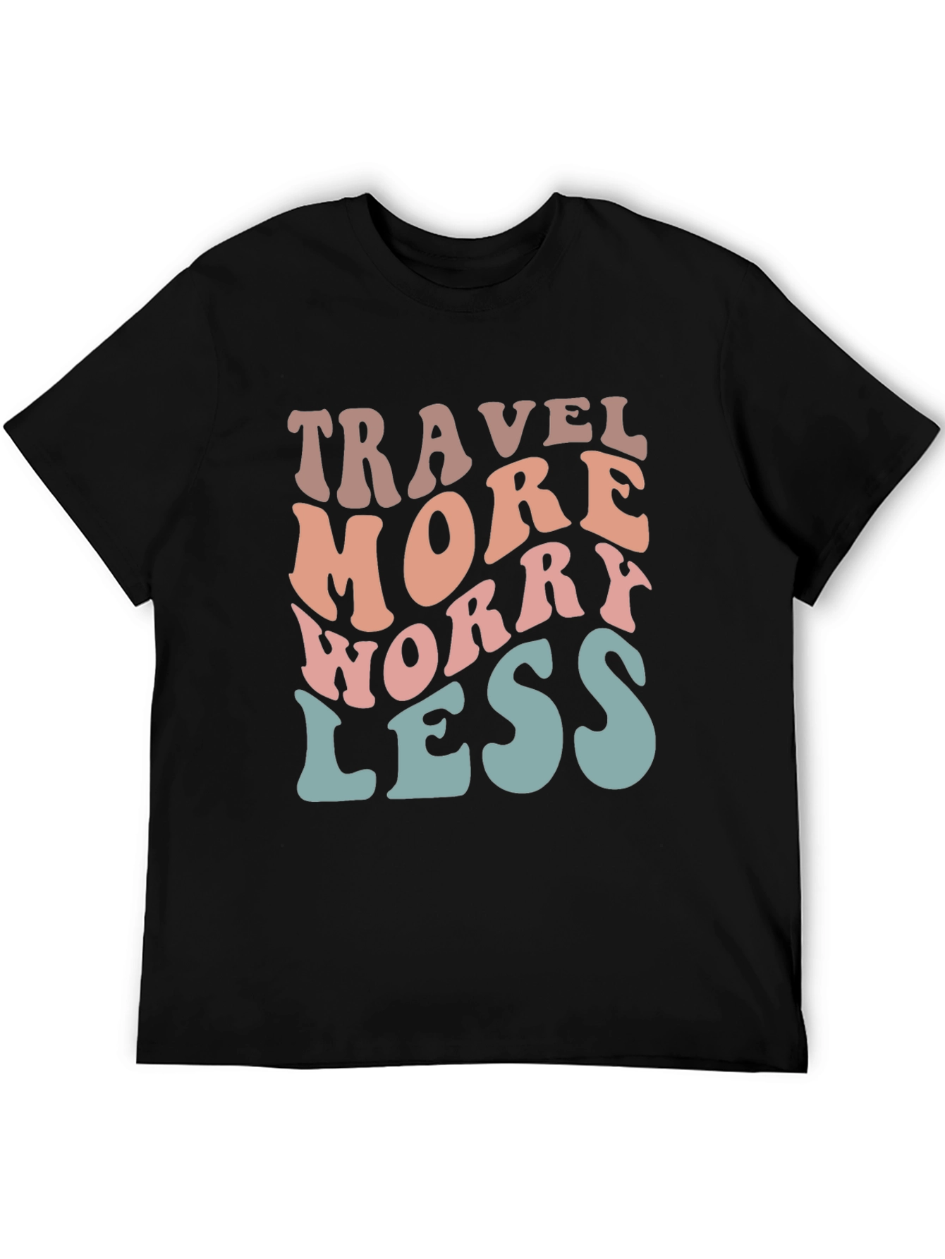 Travel More Worry Less Graphic Tee