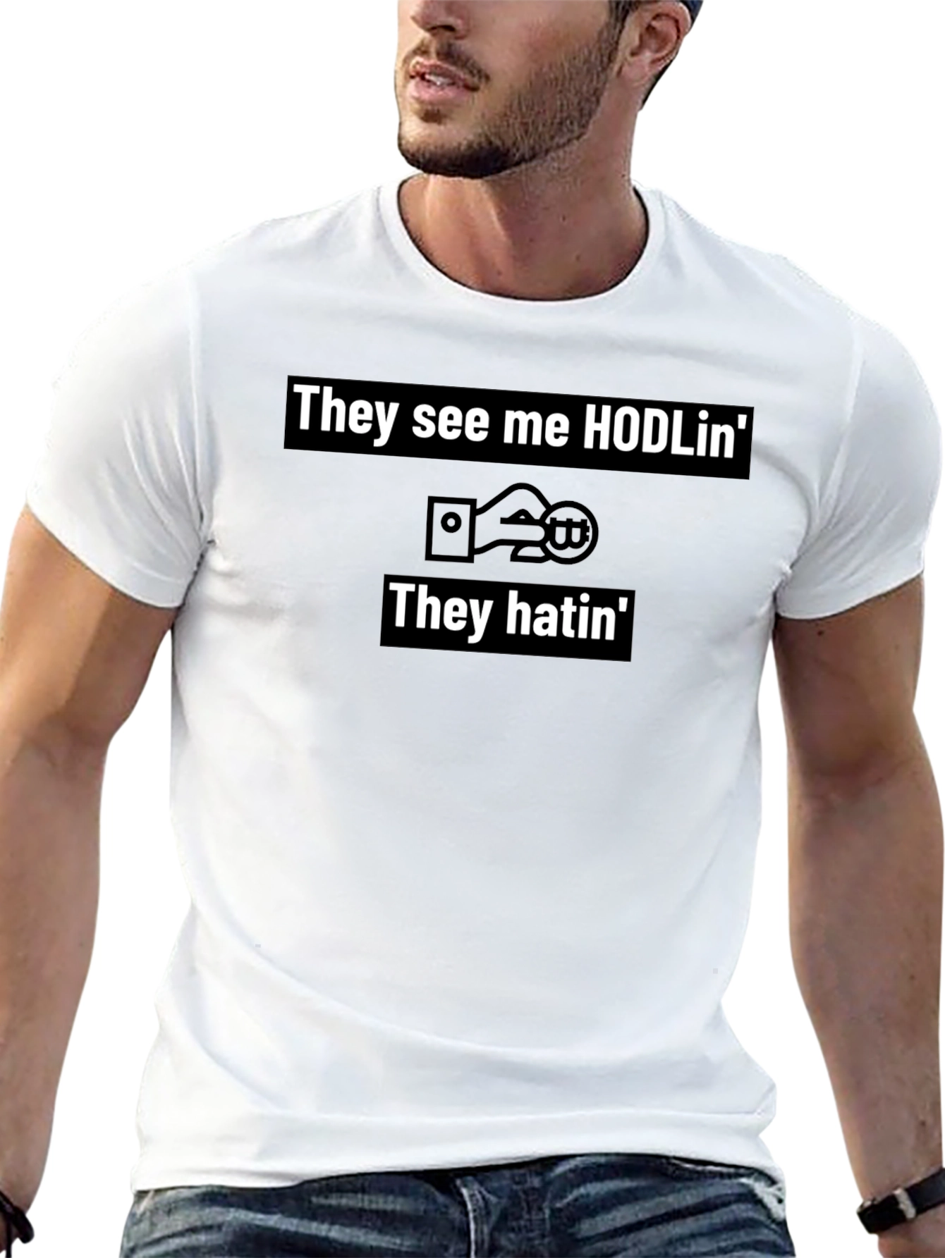 They See Me HODLin Crypto Tee