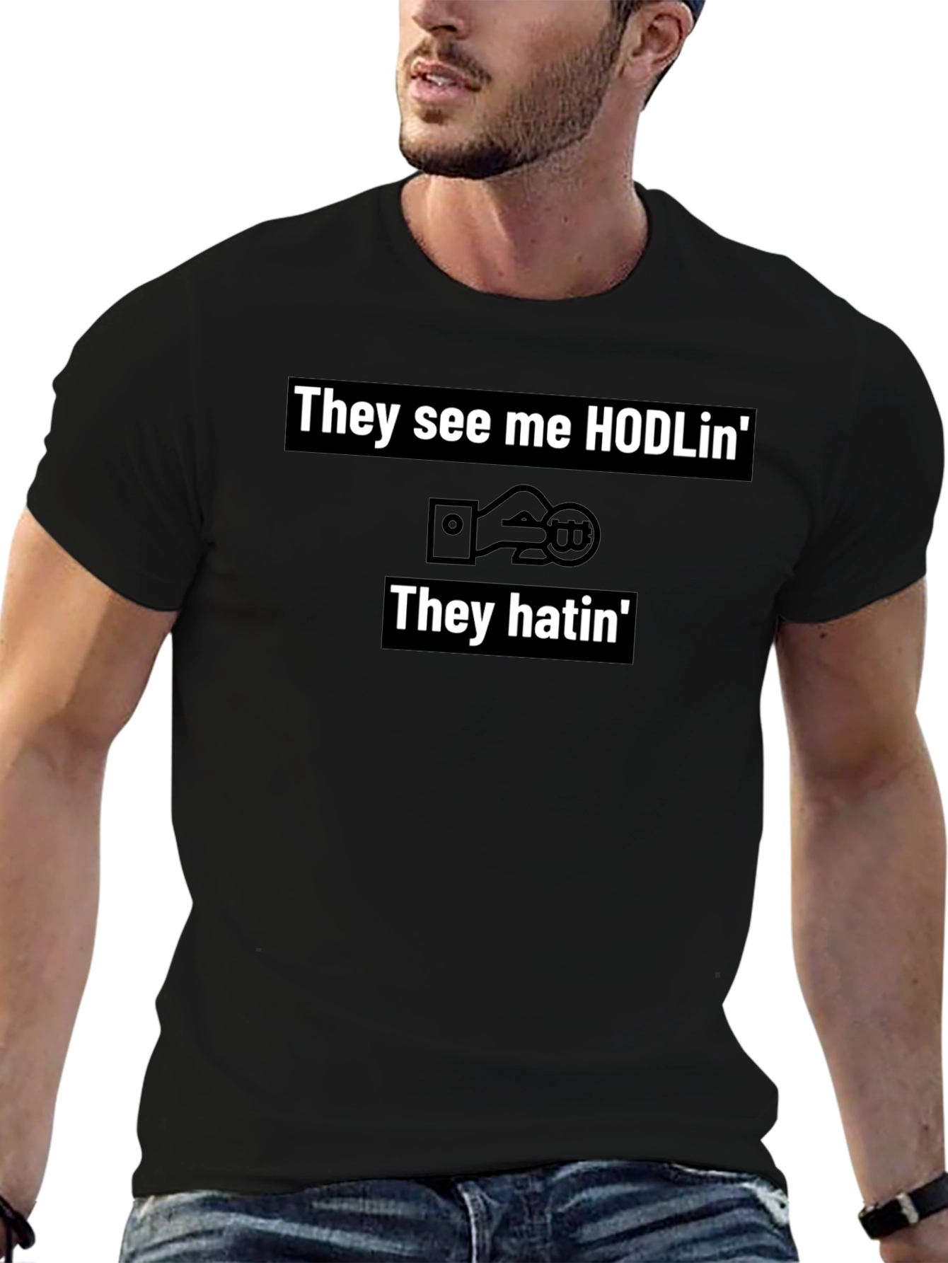 They See Me HODLin Crypto Tee