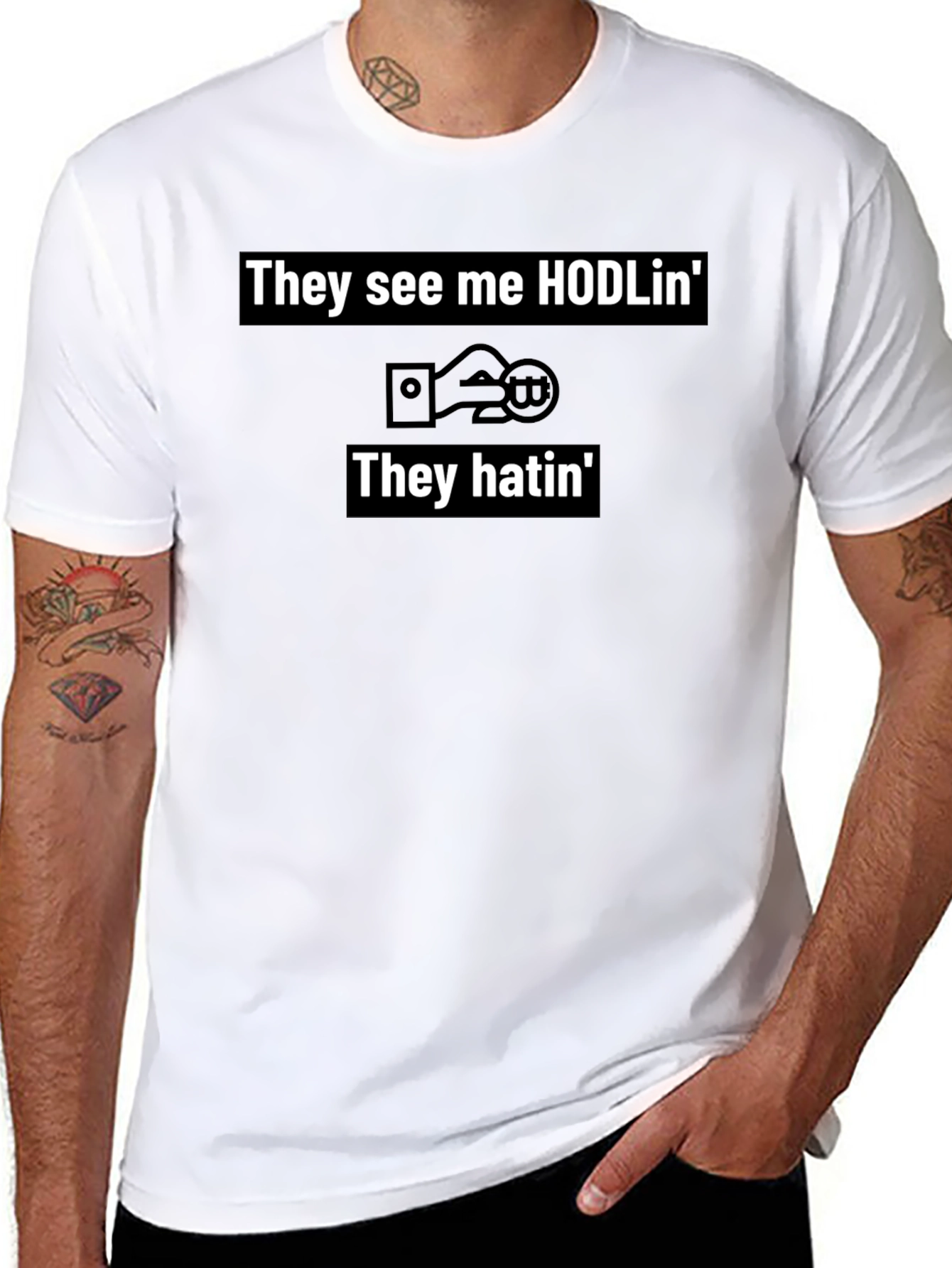 They See Me HODLin Crypto Tee