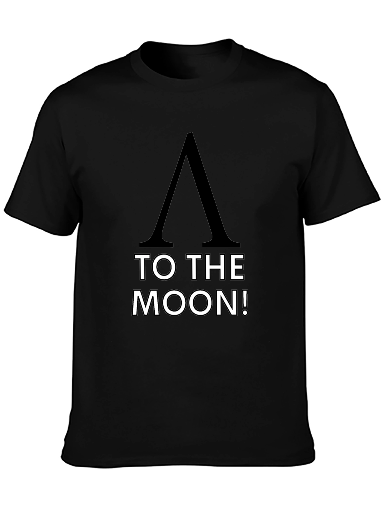 ApeCoin To The Moon Black T-Shirt