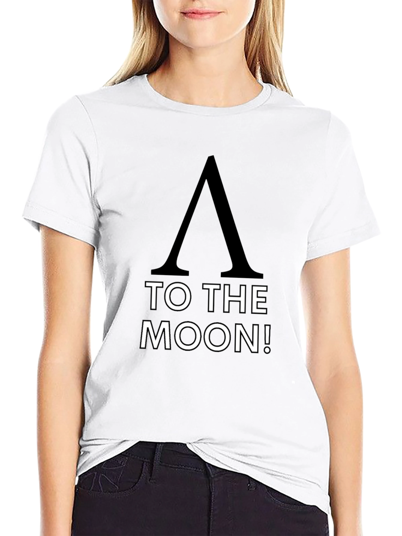 ApeCoin To The Moon Black T-Shirt