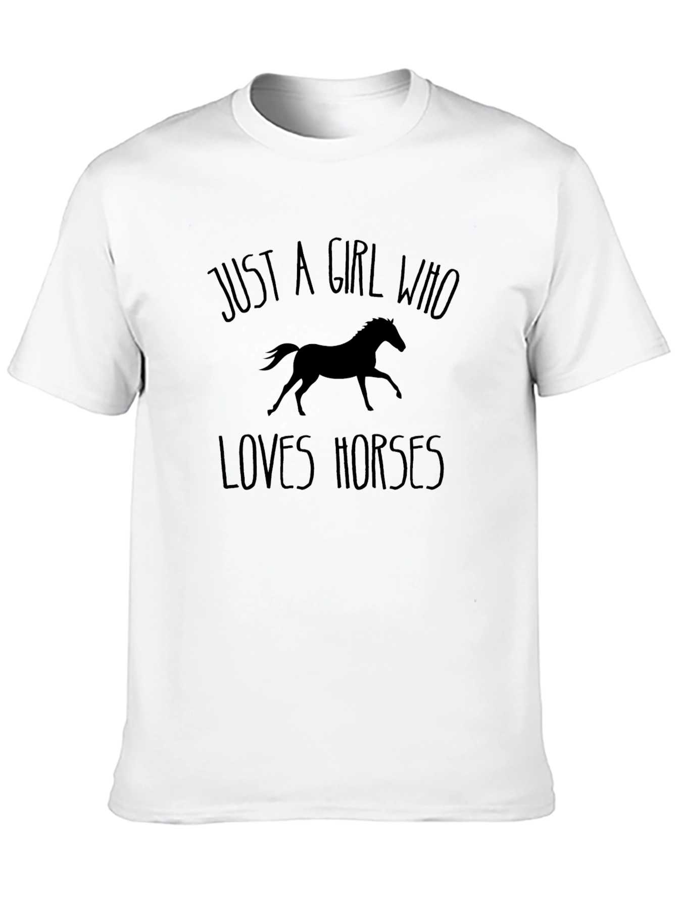 Just a Girl Who Loves Horses T-Shirt