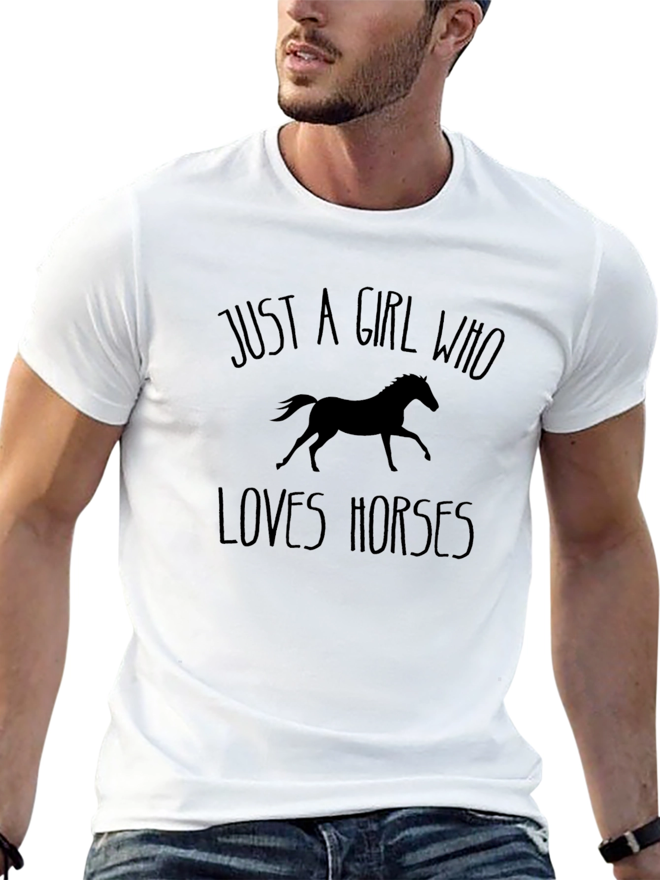 Just a Girl Who Loves Horses T-Shirt