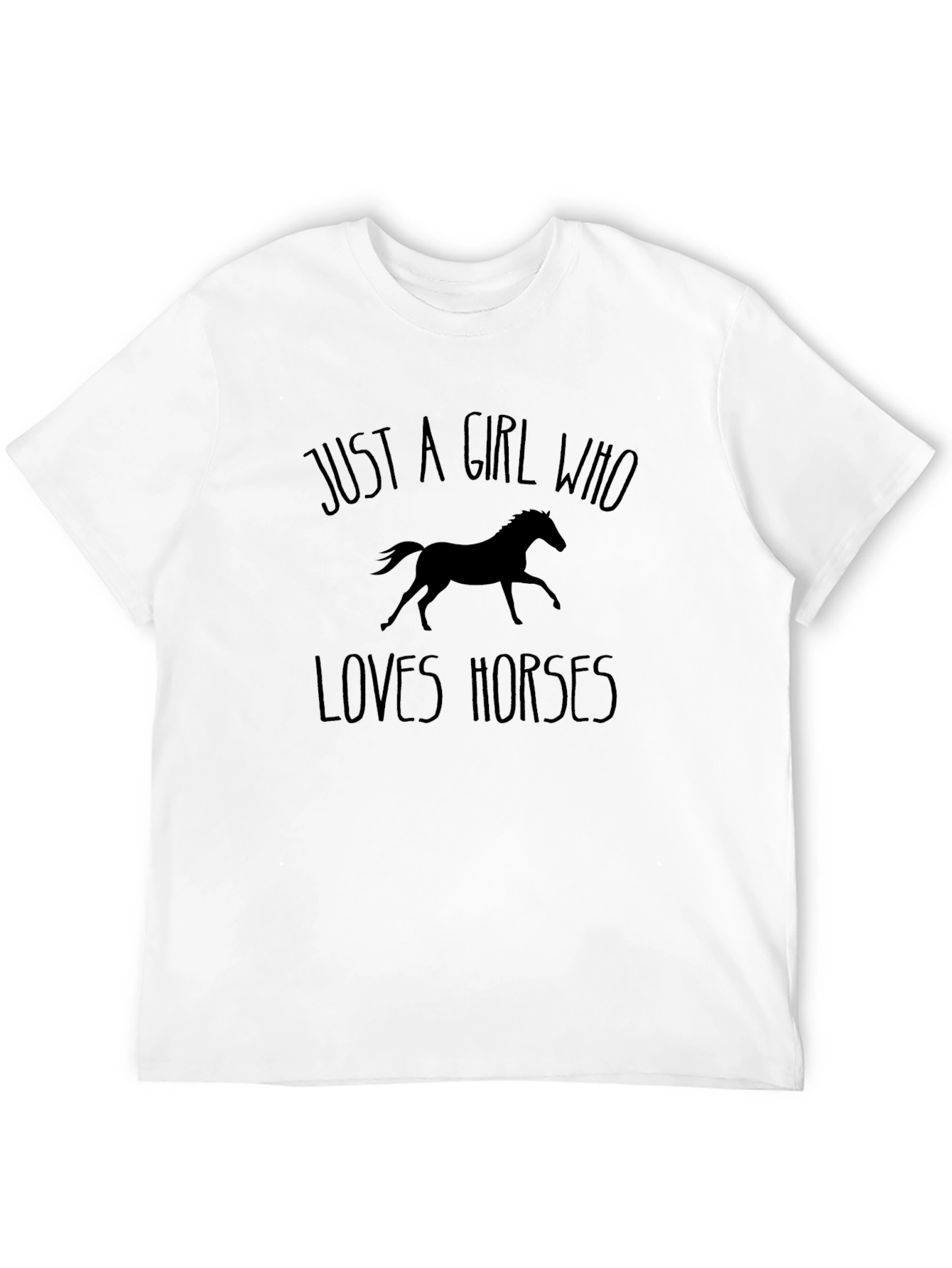 Just a Girl Who Loves Horses T-Shirt