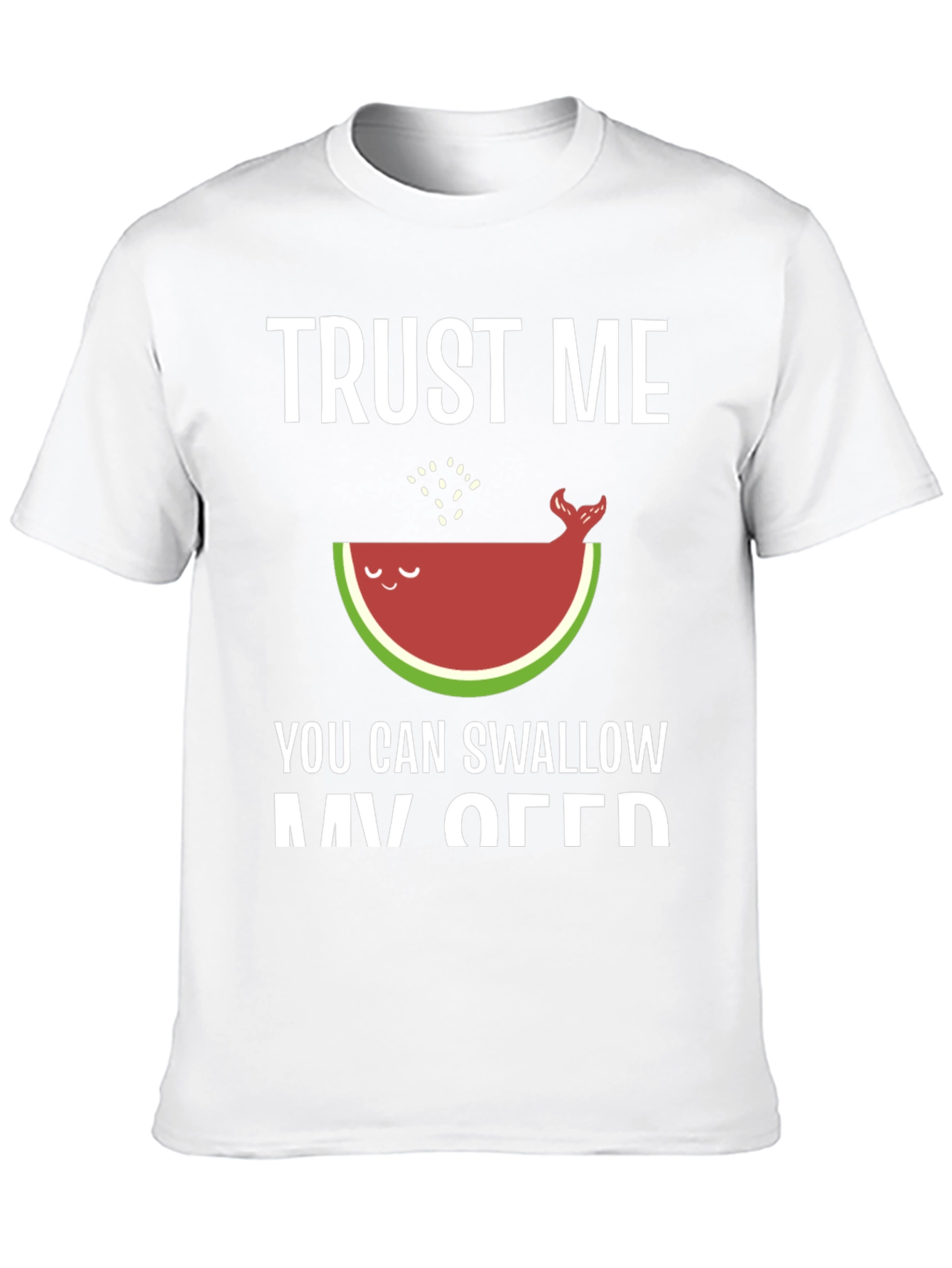 Trust Me Watermelon Whale Funny T-Shirt