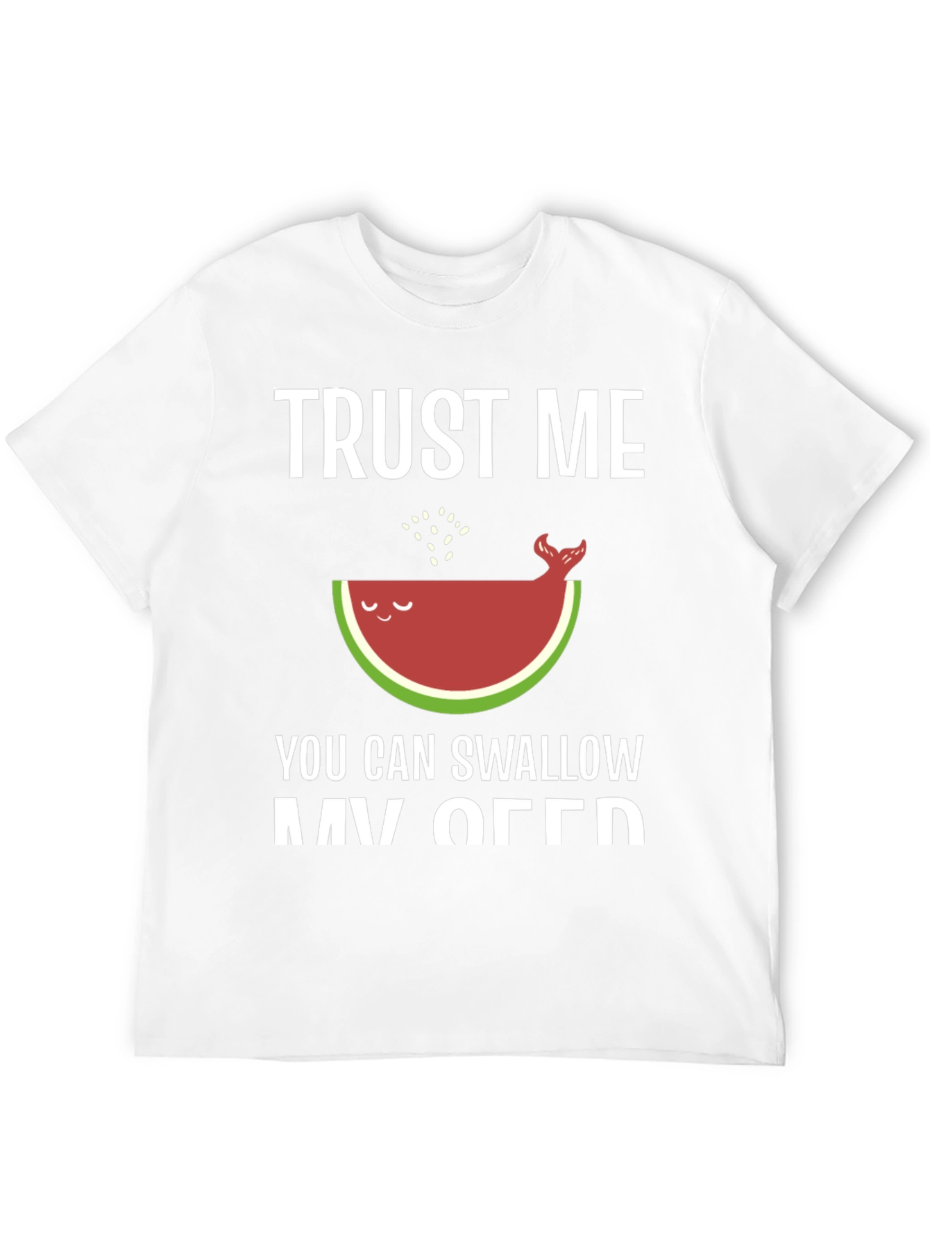 Trust Me Watermelon Whale Funny T-Shirt