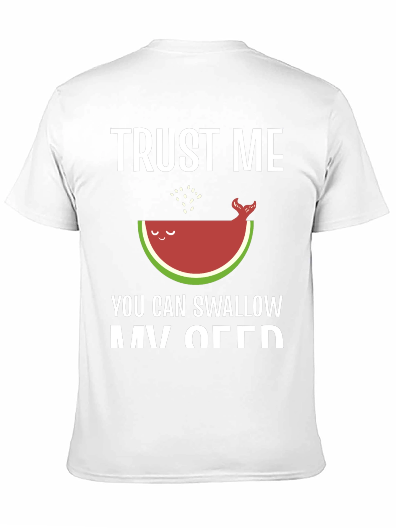 Trust Me Watermelon Whale Funny T-Shirt