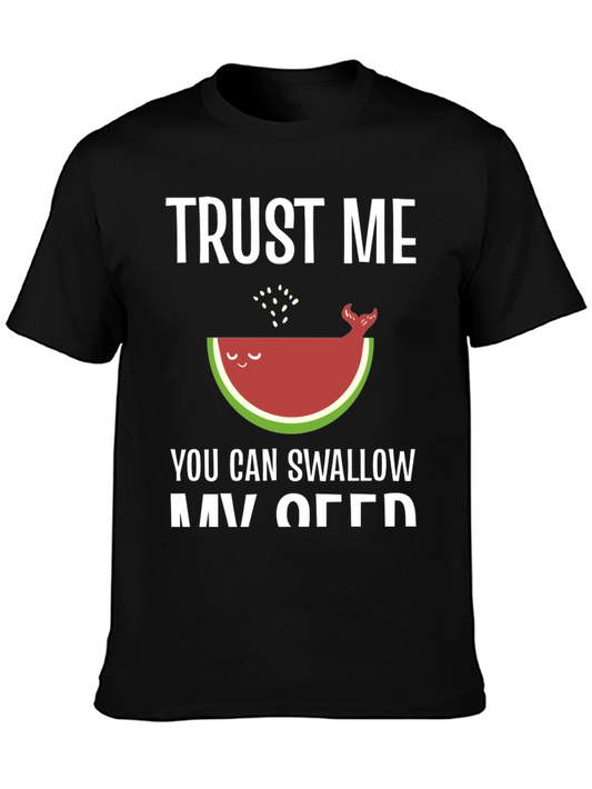 Trust Me Watermelon Whale Funny T-Shirt