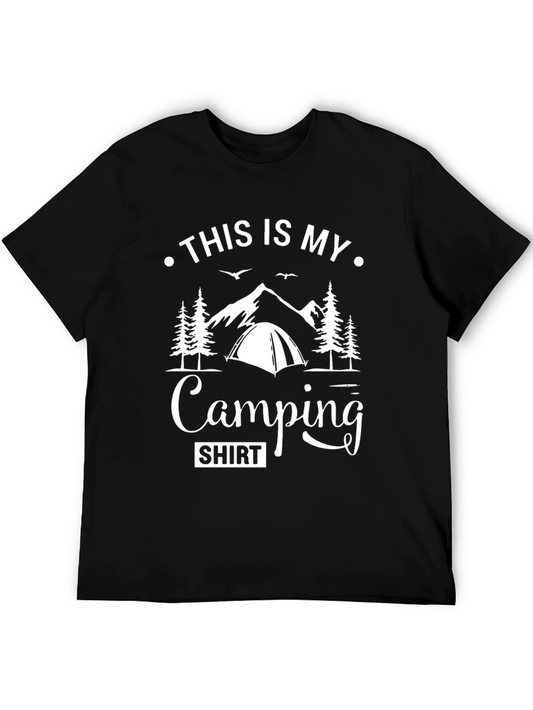 Camping Shirt - This Is My Camping Shirt Graphic Tee