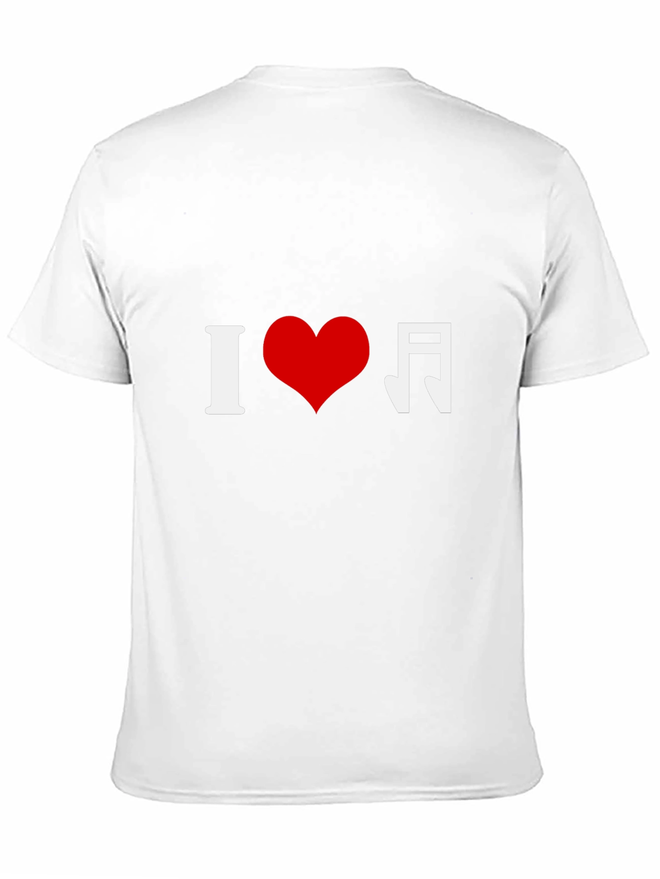 I Heart Music Black Graphic Tee