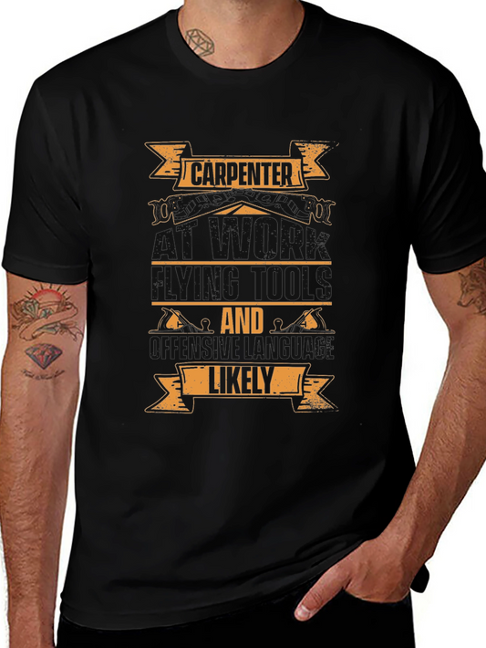 Carpenter Likely Late Mens T-Shirt - Black