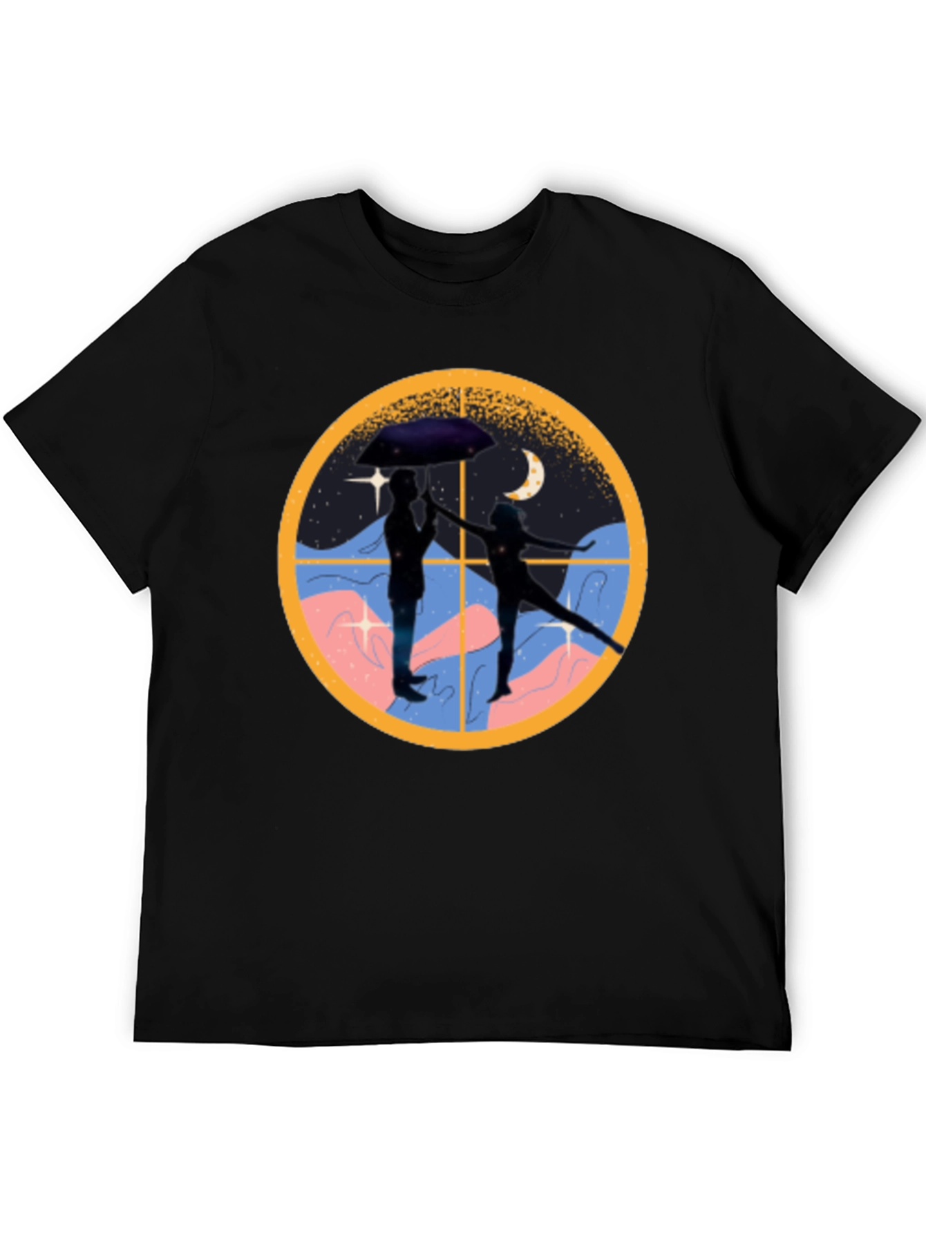 Couple Under Umbrella T-Shirt