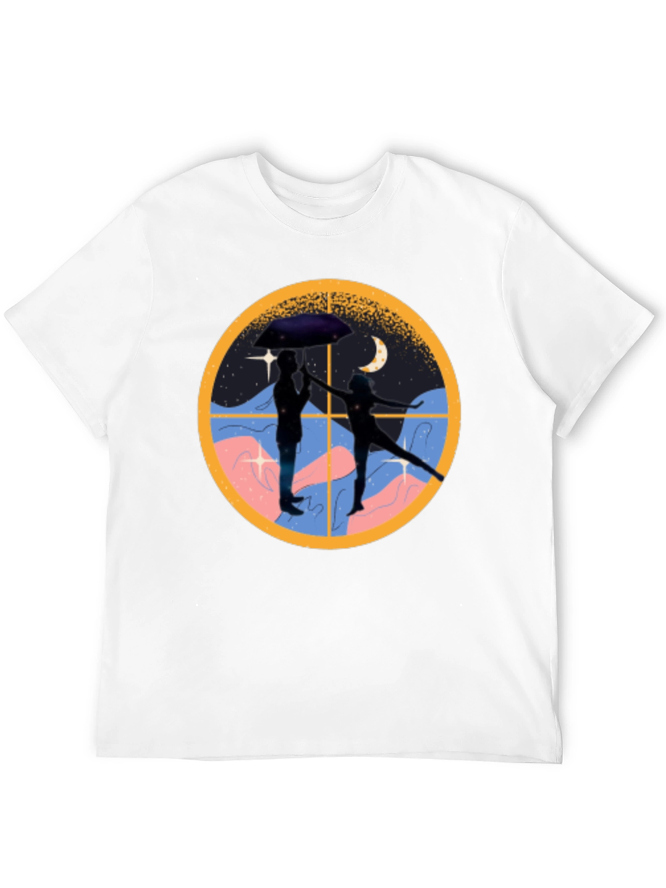 Couple Under Umbrella T-Shirt